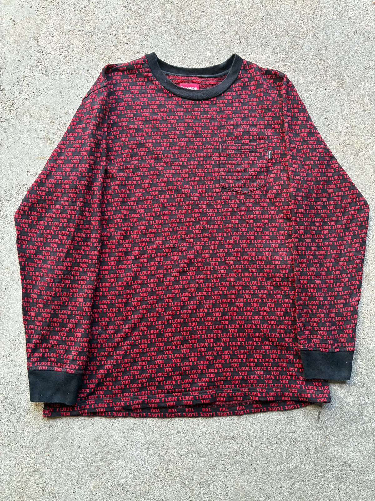 Supreme “I LOVE YOU” Long Sleeve (XL)