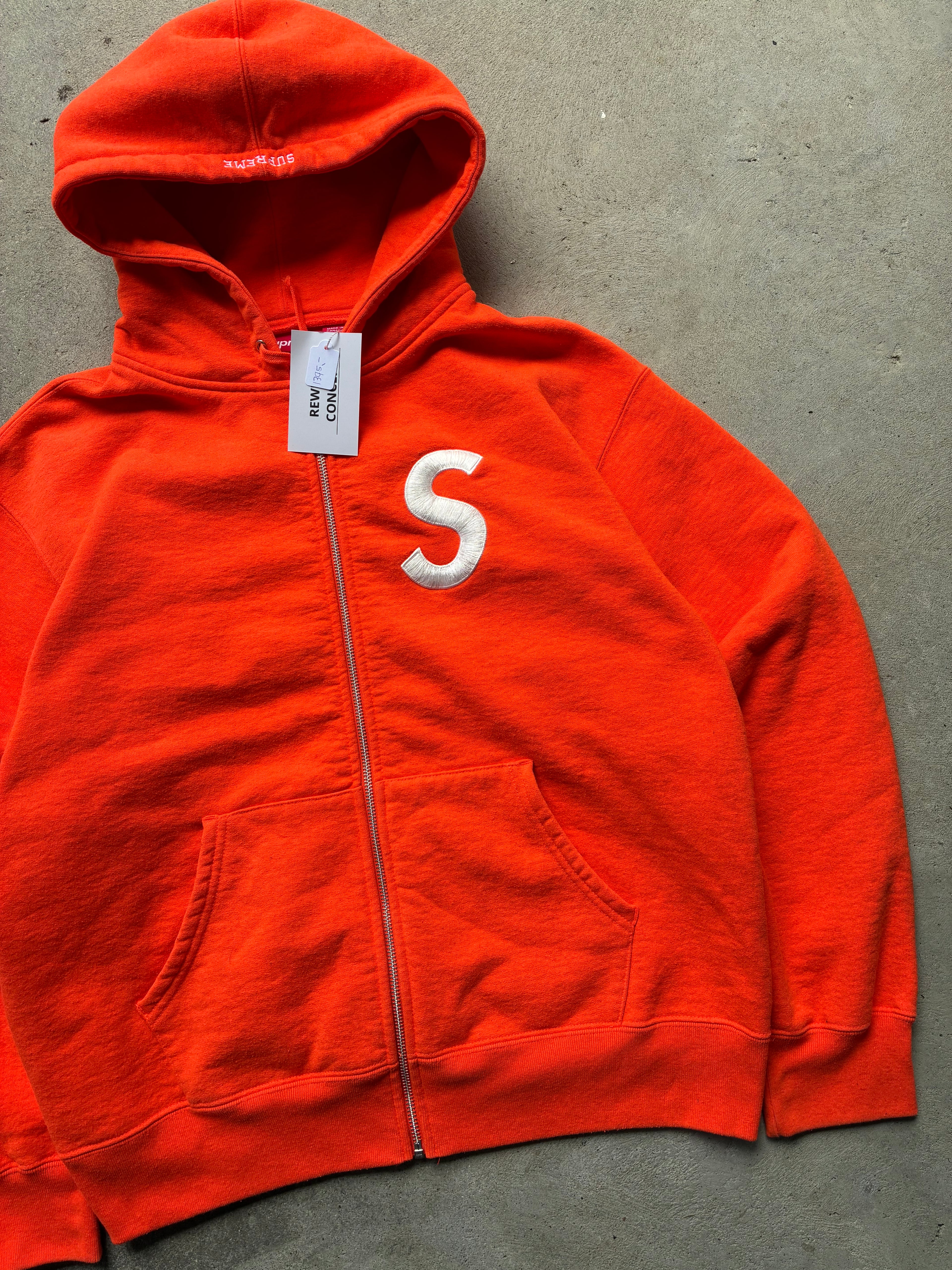 Supreme “S LOGO” Zip Up Hoodie (M)