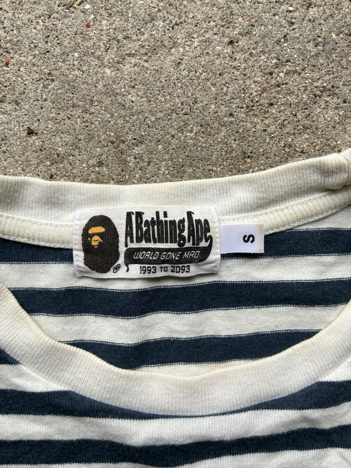 Stribet Bape Long sleeve (S)