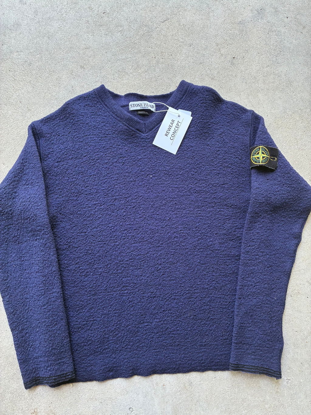 Stone Island (VINTAGE NAVY) sweater (S)