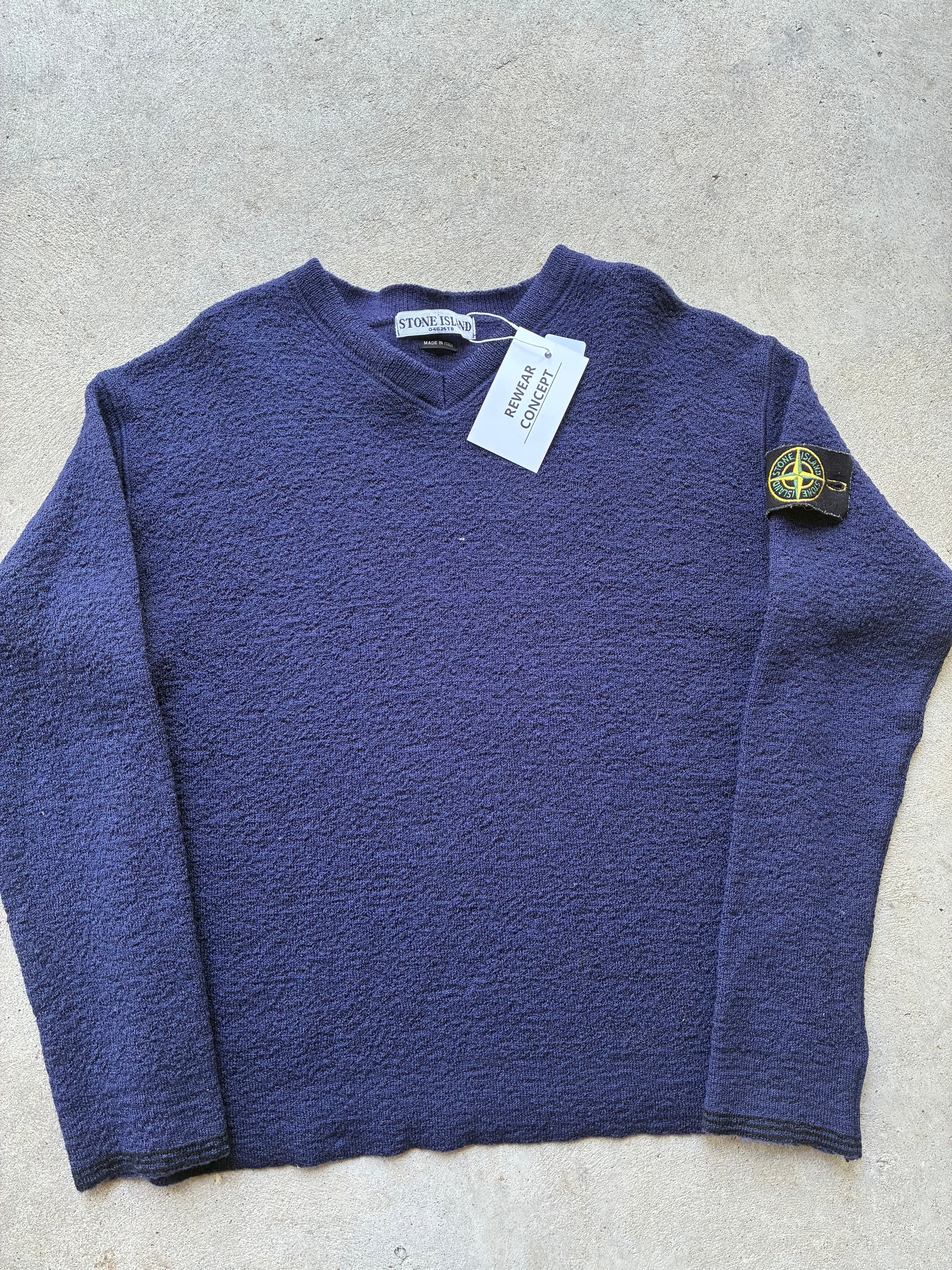 Stone Island (VINTAGE NAVY) sweater (S)