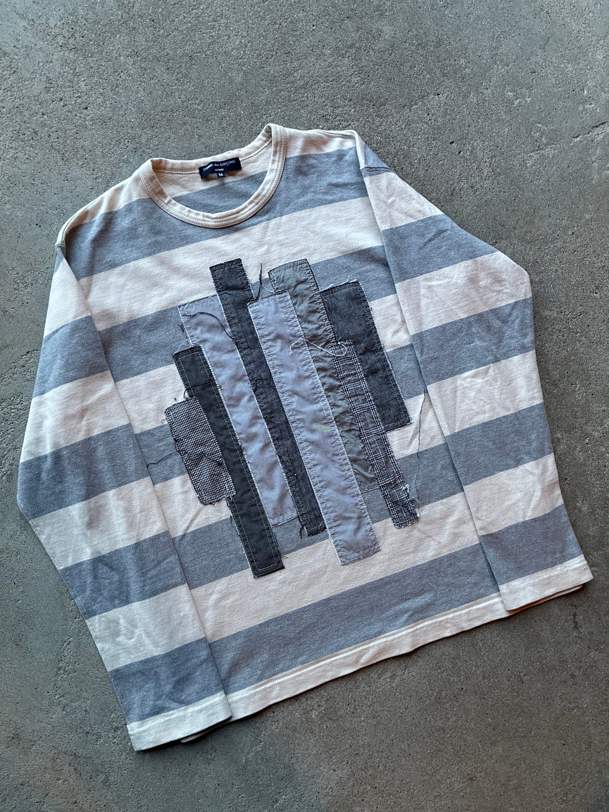 Stripped Comme des garçons Homme “RIPPED” Long Sleeve (M)