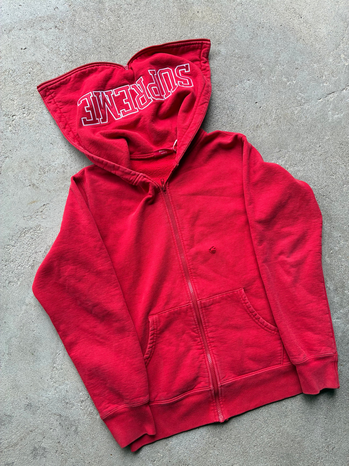 Supreme “LOGO” Zip Up Hoodie (M)
