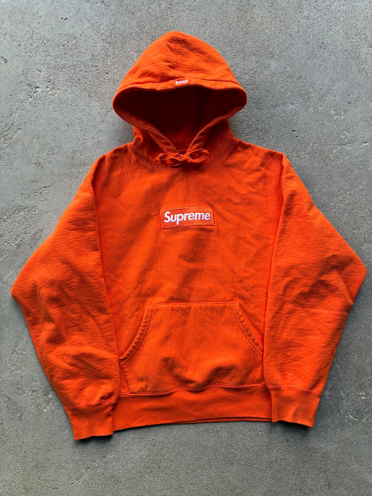 Supreme “ORANGE FW24” Box Logo Hoodie (S)