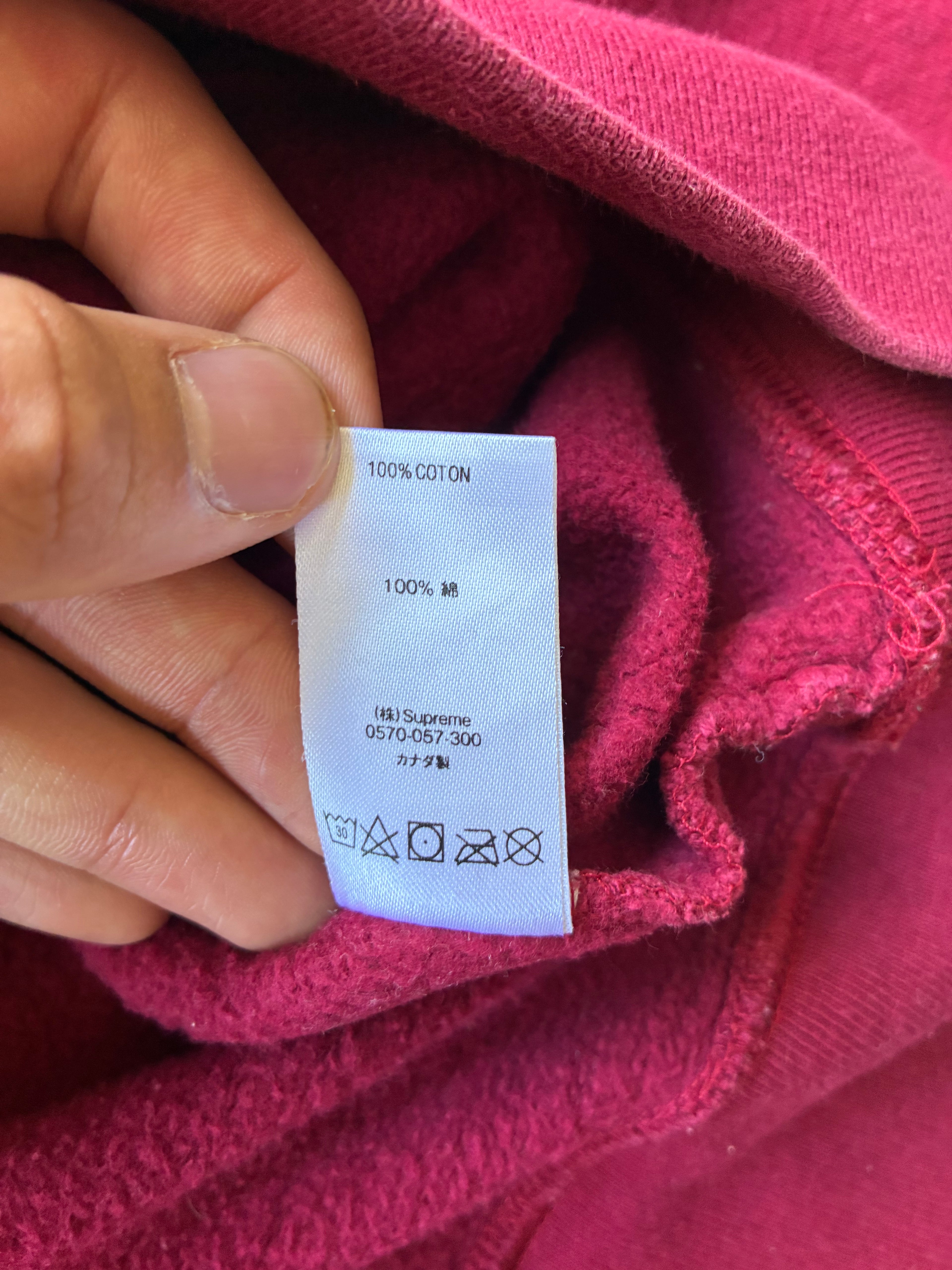 Supreme “TAG LOGO SS19” Hoodie (M)