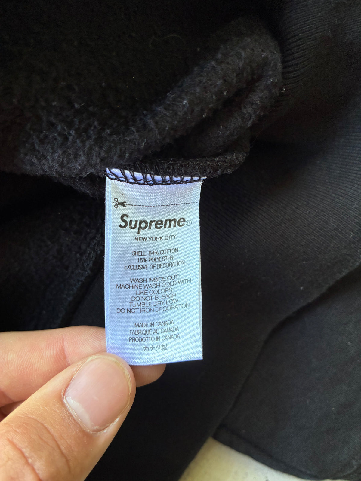Supreme “NEW YORK” Hoodie (S)