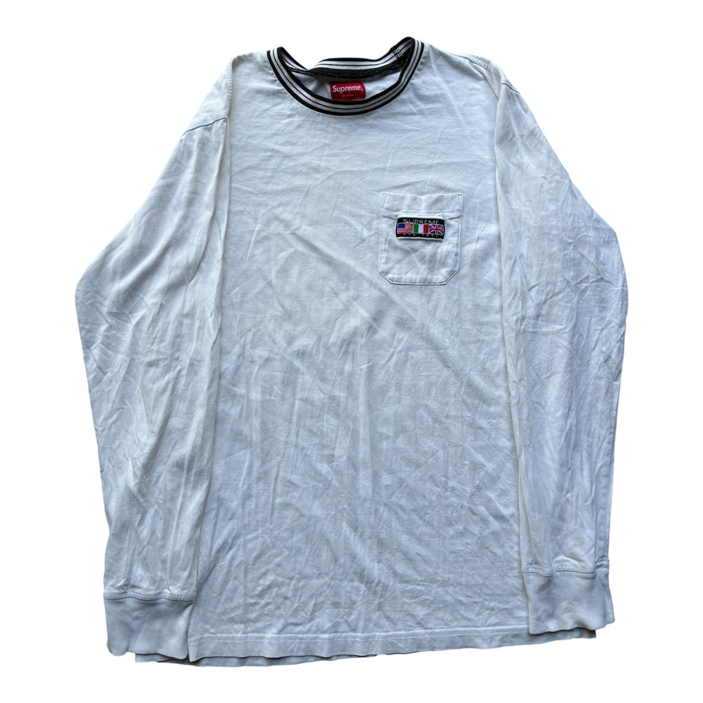 Supreme “FLAGS” Long Sleeve (M)