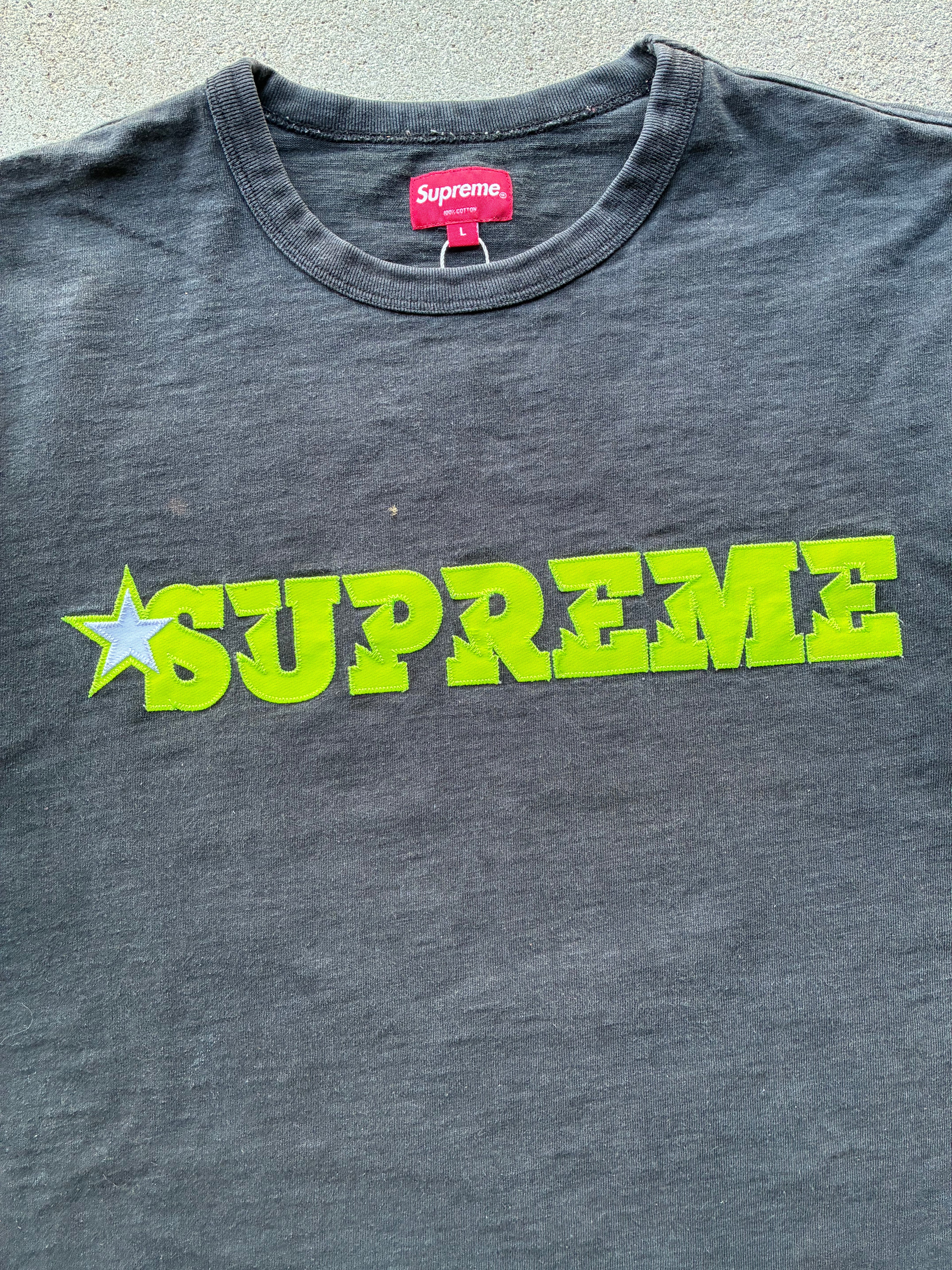 Supreme “STAR LOGO S/S” Tee (L)
