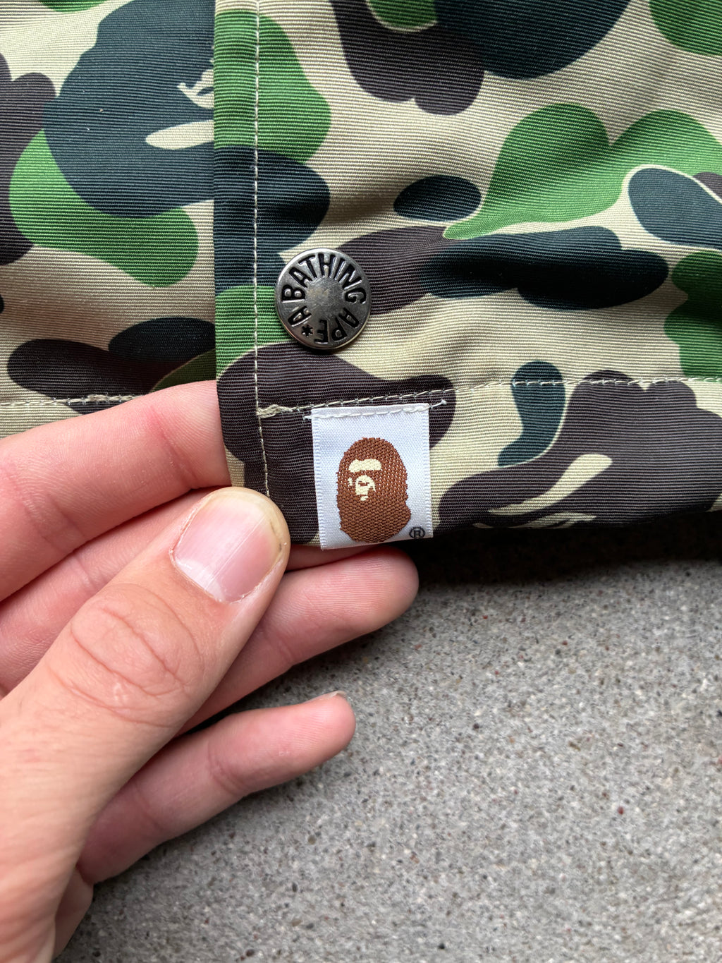 Bape “CAMO” Coach jacket (M)