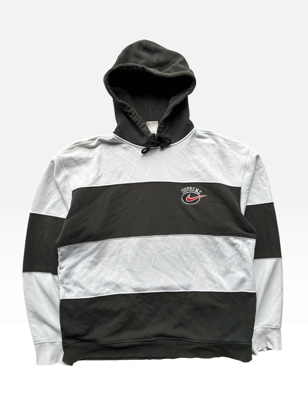 Supreme x Nike “STRIPE” Hoodie (M)