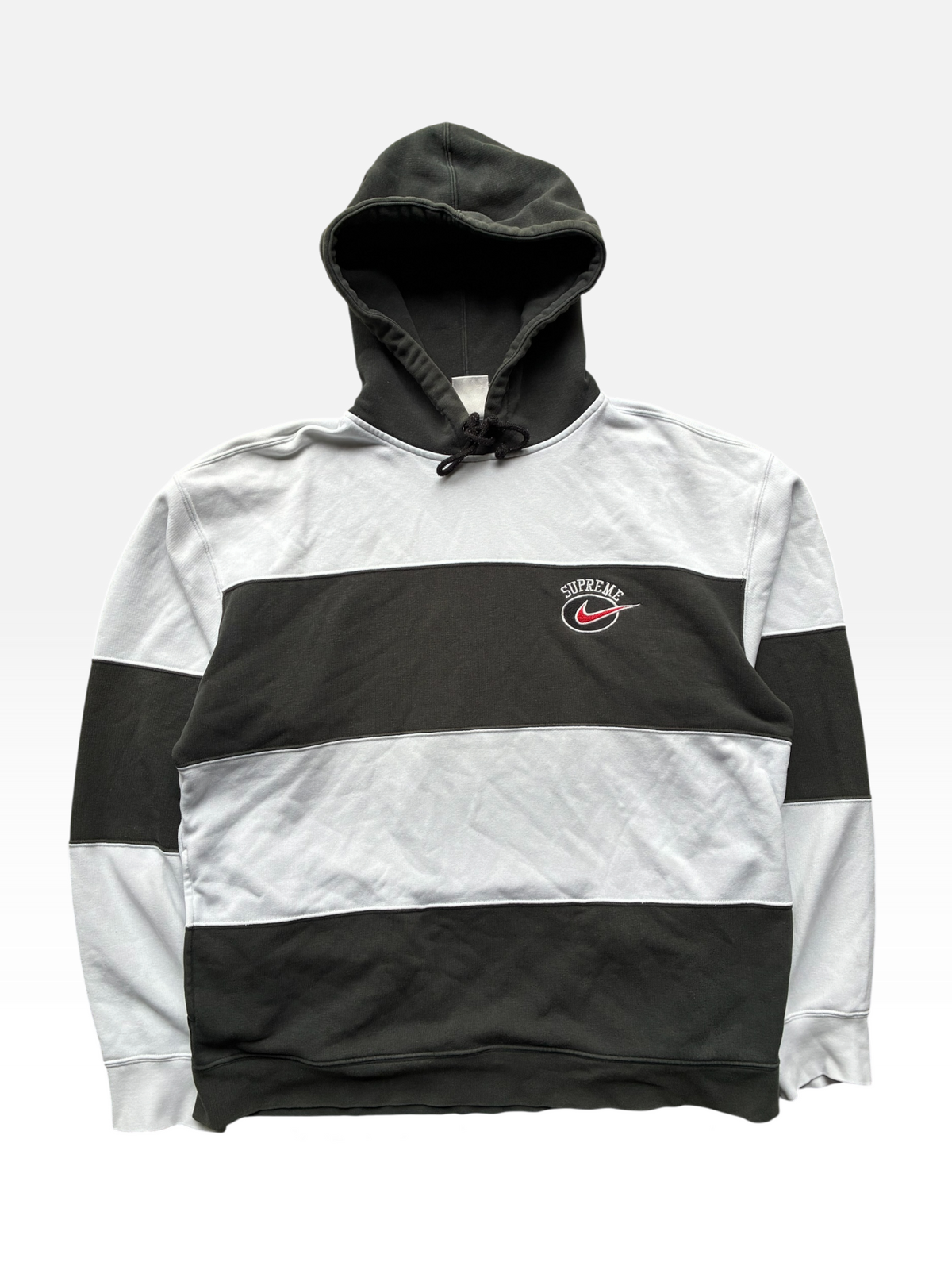 Supreme x Nike “STRIPE” Hoodie (M)