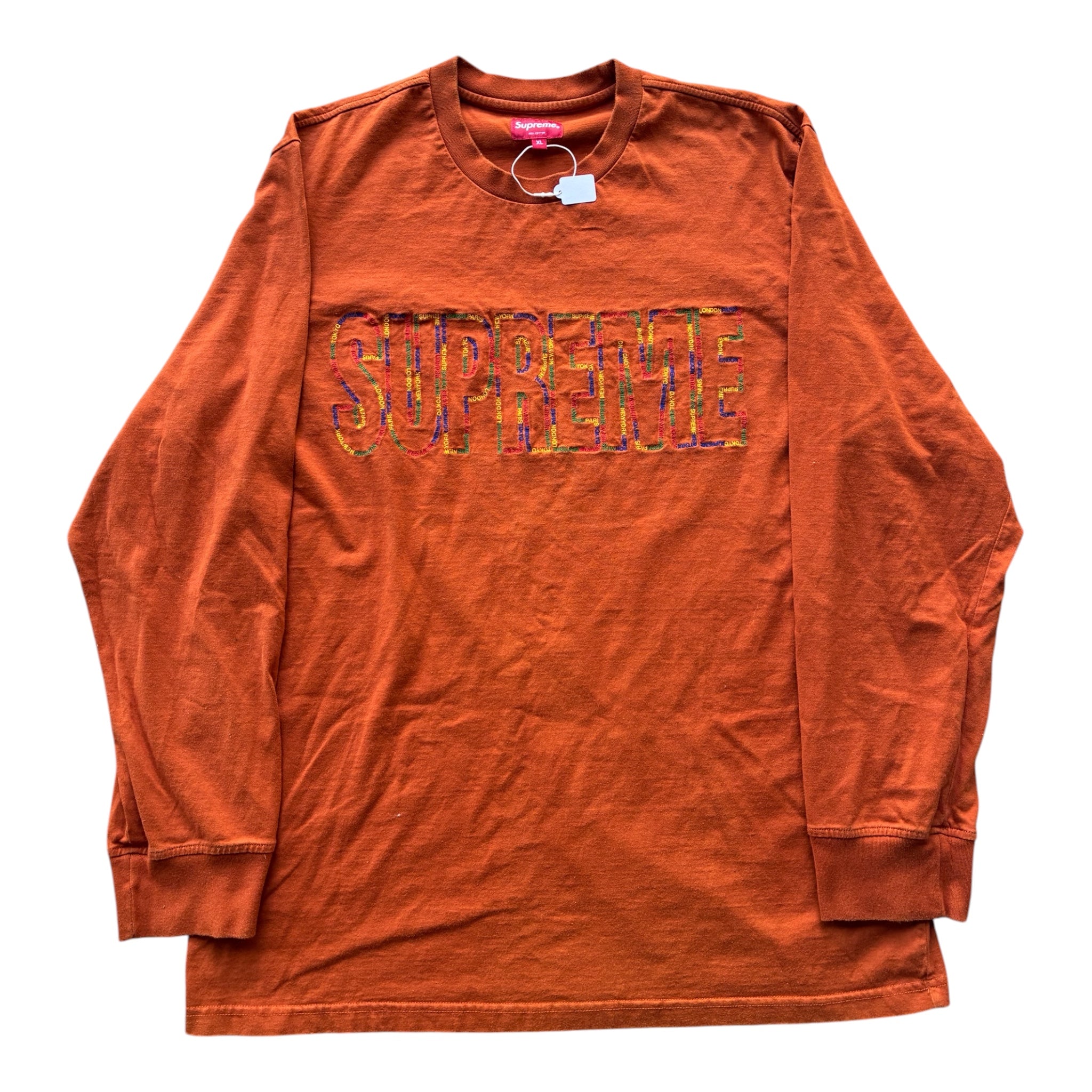 Supreme “INTERNATIONAL L/S” Long Sleeve (XL)