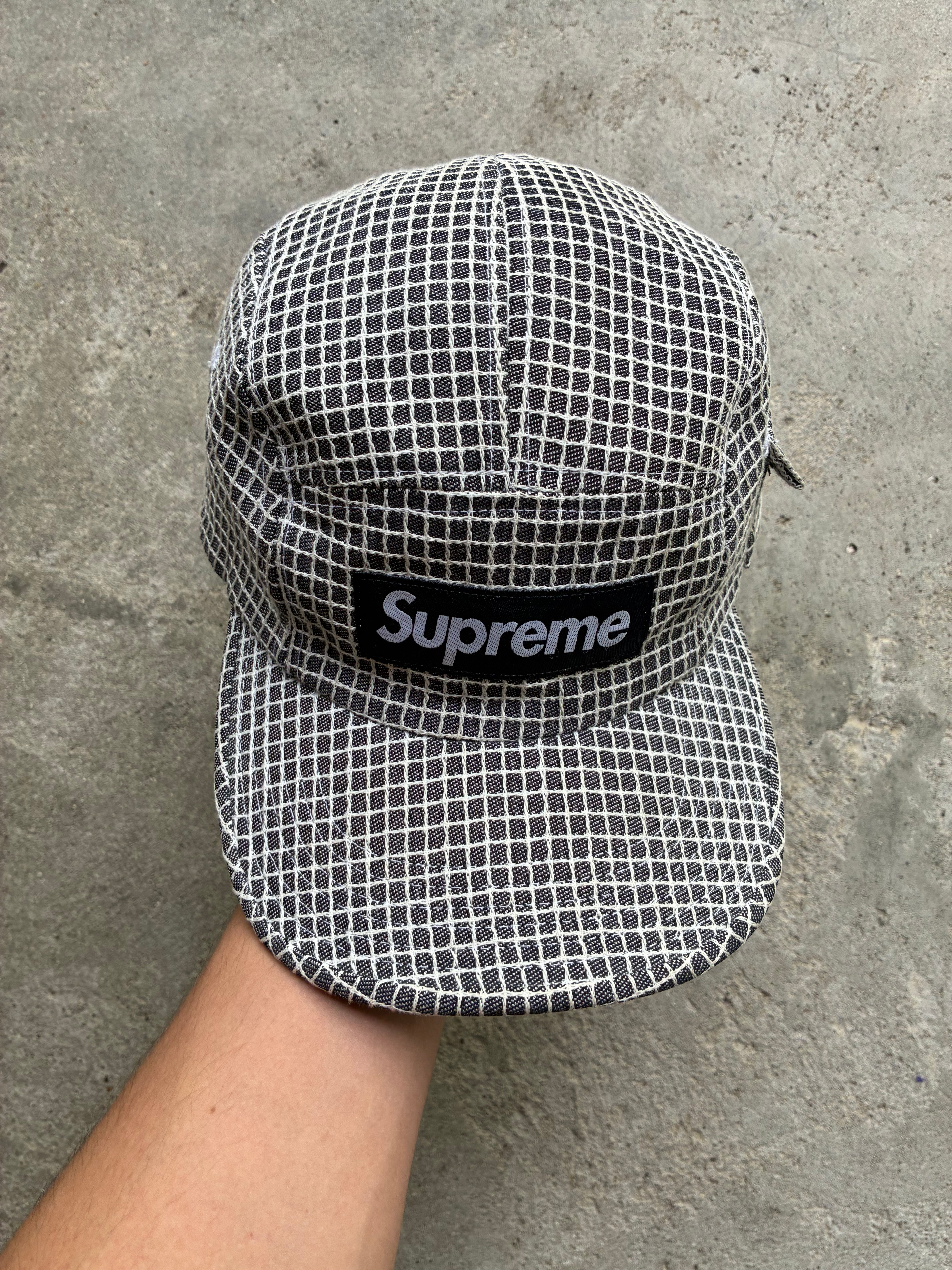 Supreme “DENIM RIPSTOP” Camp Cap (Adjustable)