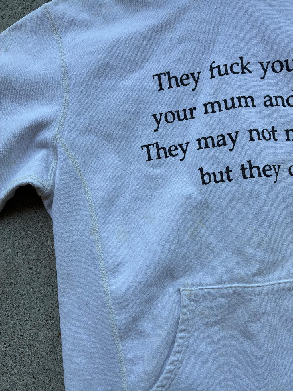 Supreme “THEY F*CK YOU UP” Hoodie (L)