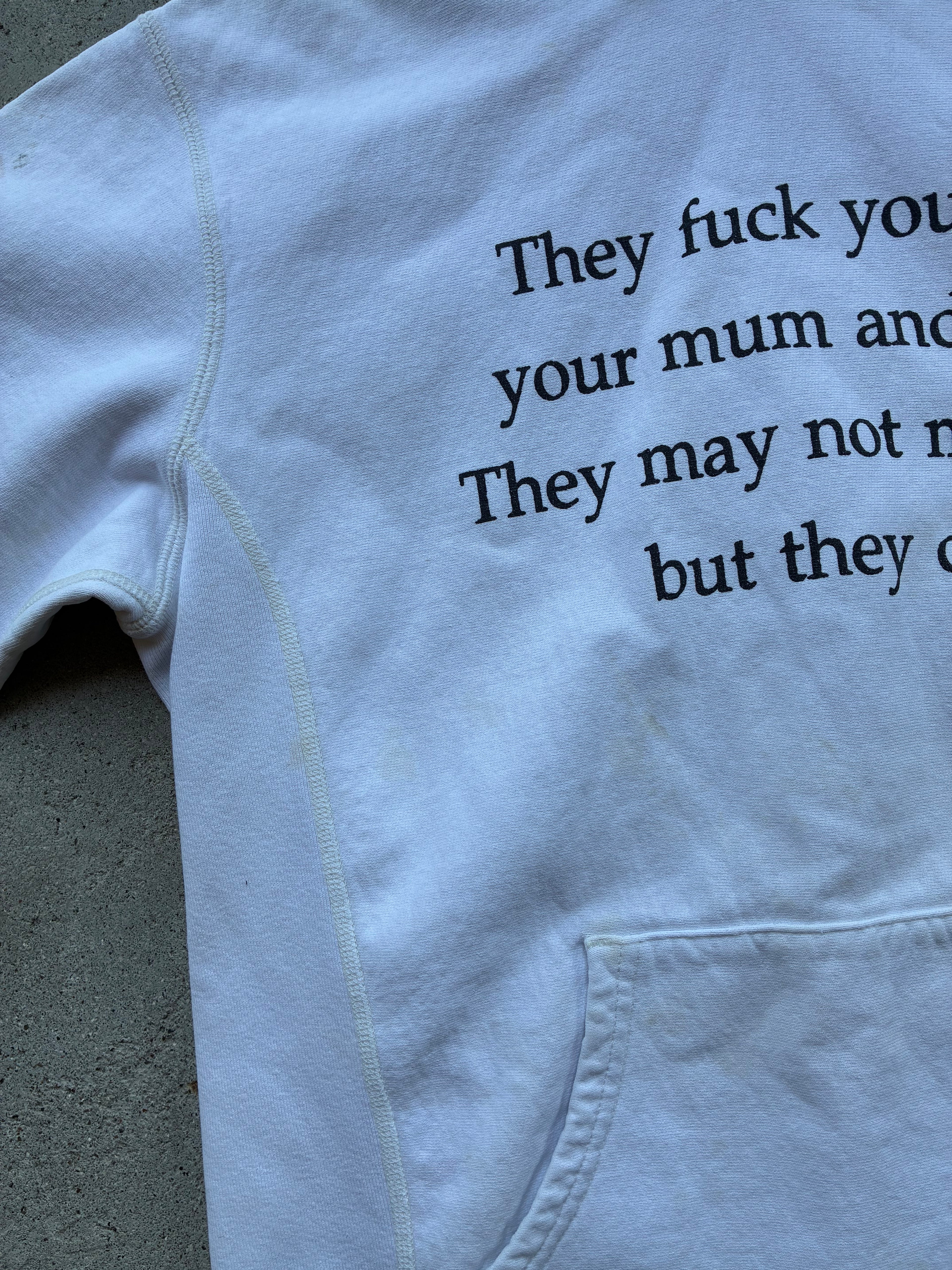 Supreme “THEY F*CK YOU UP” Hoodie (L)