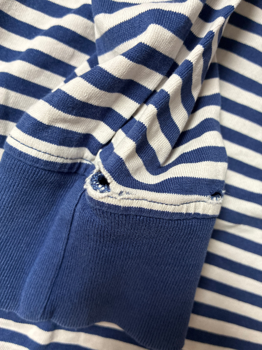 Supreme “STRIPED LOGO” Long Sleeve (M)