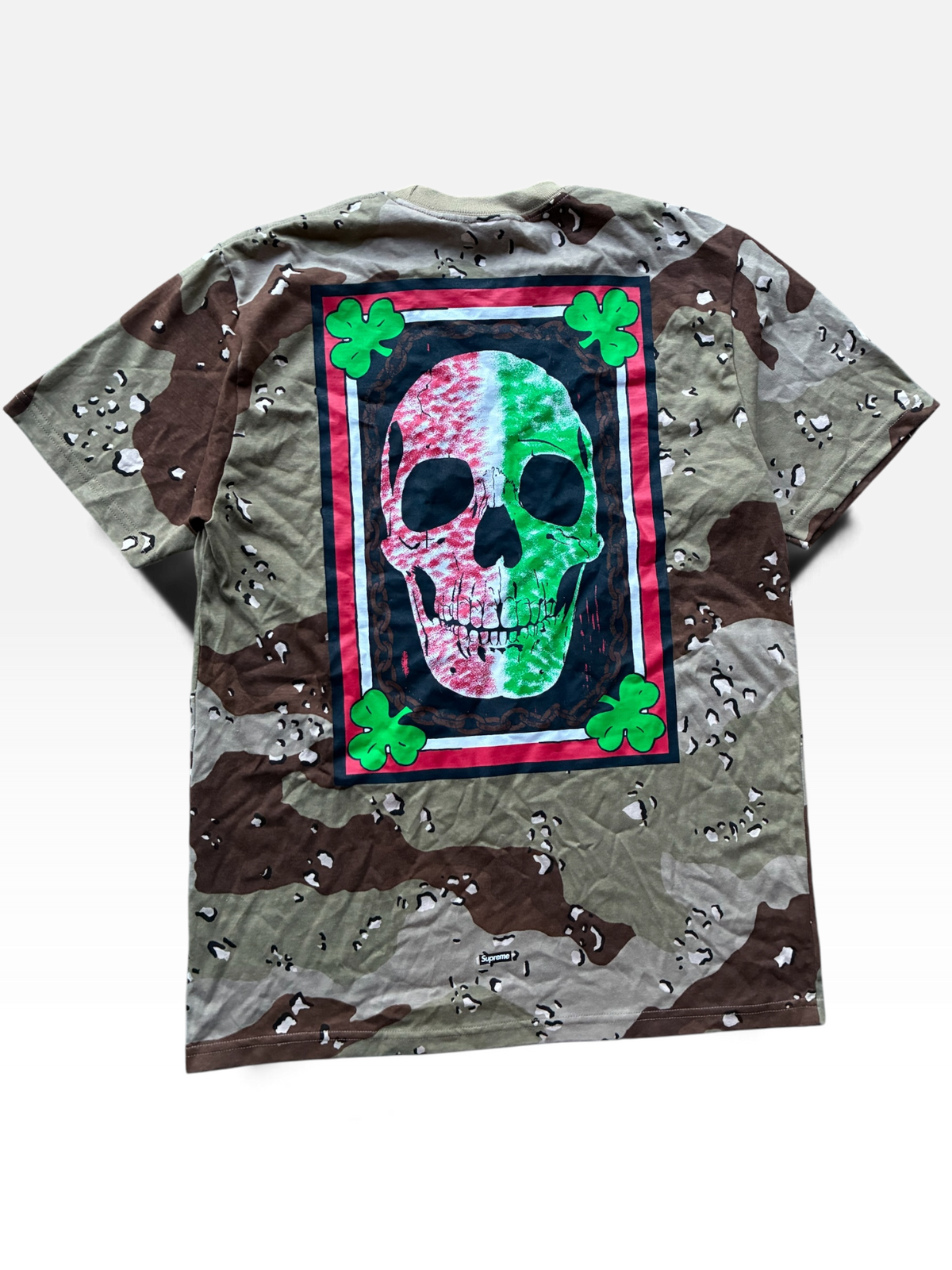 supreme “MIKE KELLEY CHOCLATE CHIP CAMO” Tee (M)