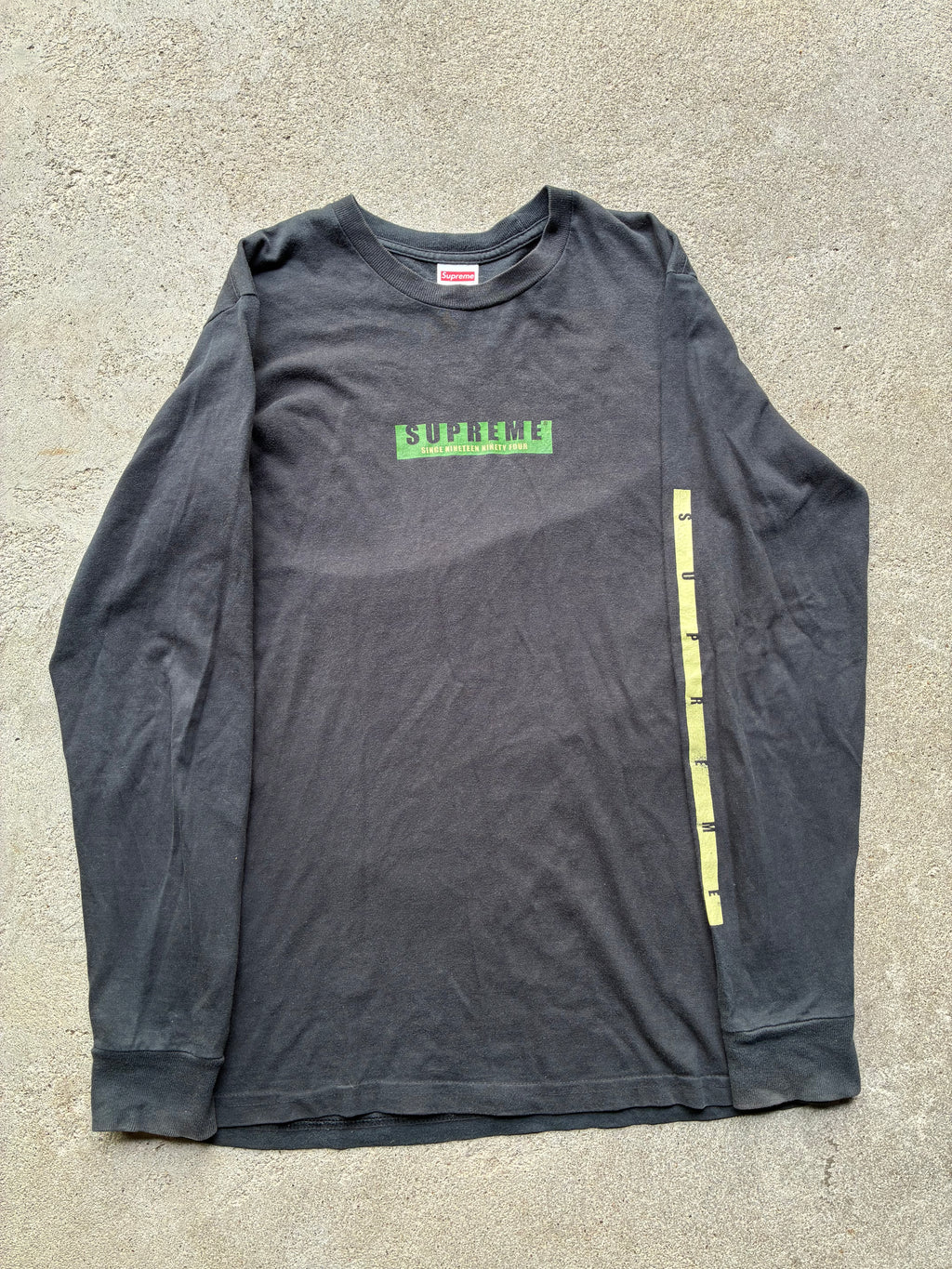 Supreme “LOGO” Long Sleeve (S)