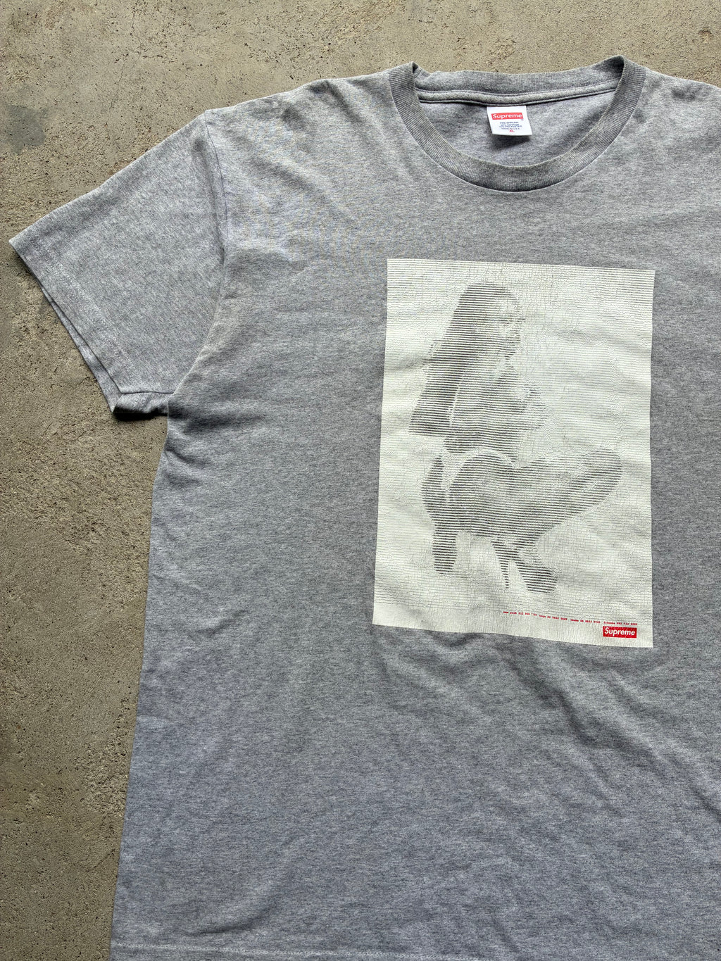 Supreme “DIGI HEATHER SS17” Tee (XL