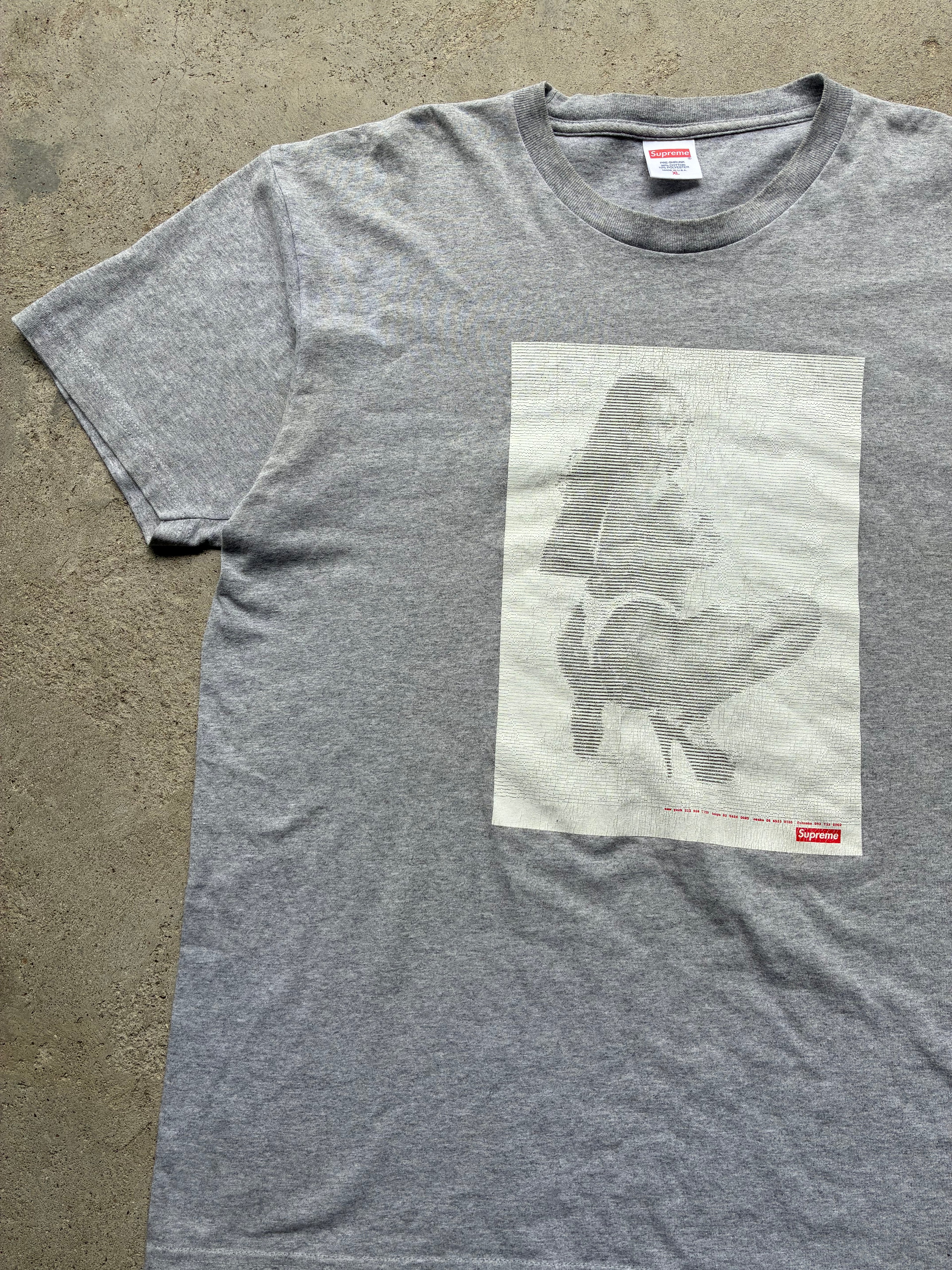 Supreme “DIGI HEATHER SS17” Tee (XL
