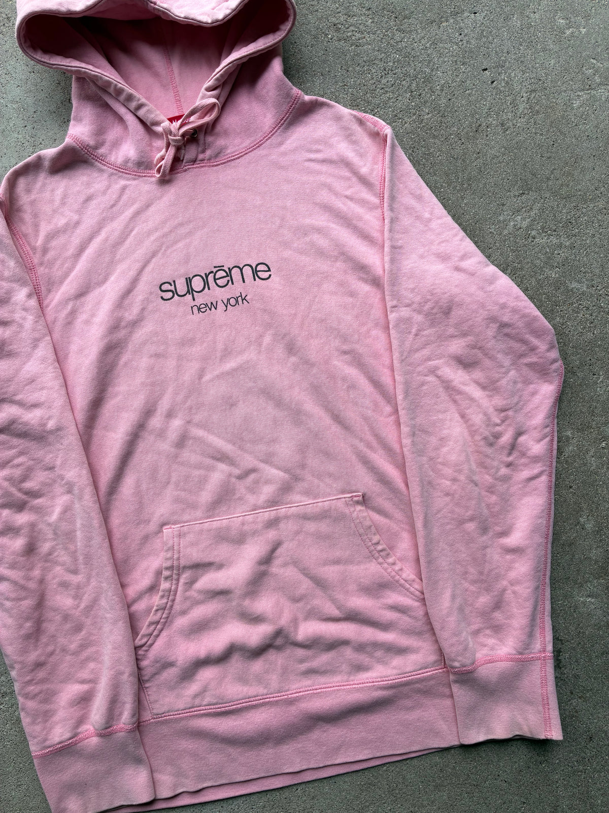Supreme “PINK NEW YORK” Hoodie (M)