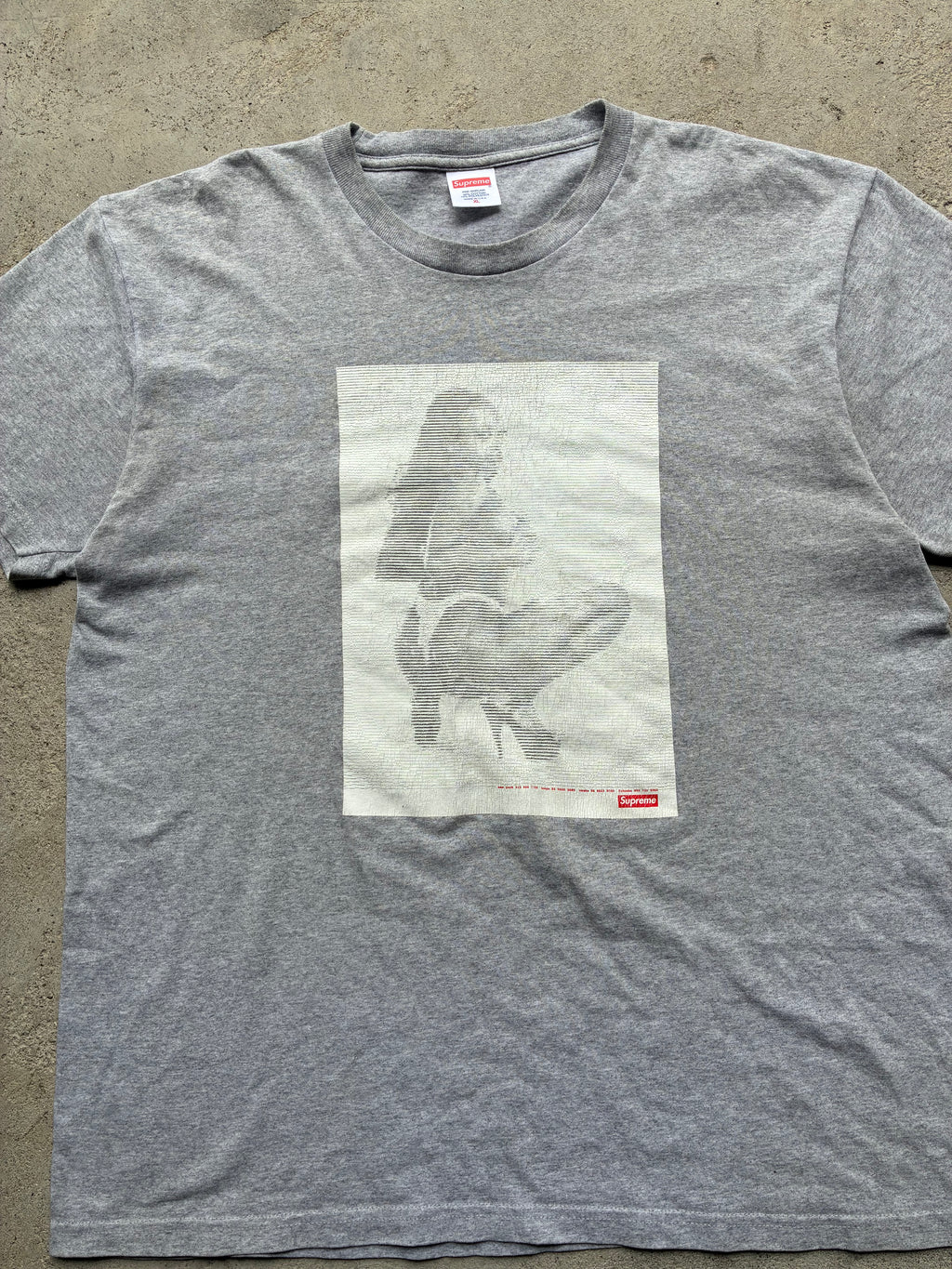 Supreme “DIGI HEATHER SS17” Tee (XL