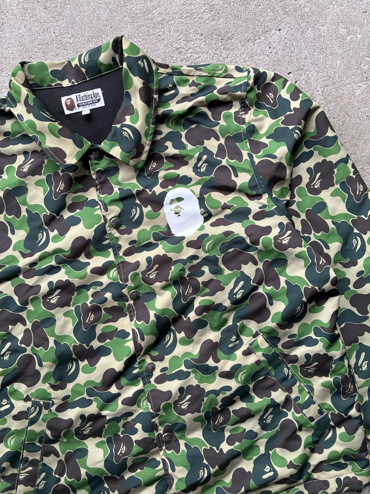 Bape “CAMO” Coach jacket (M)