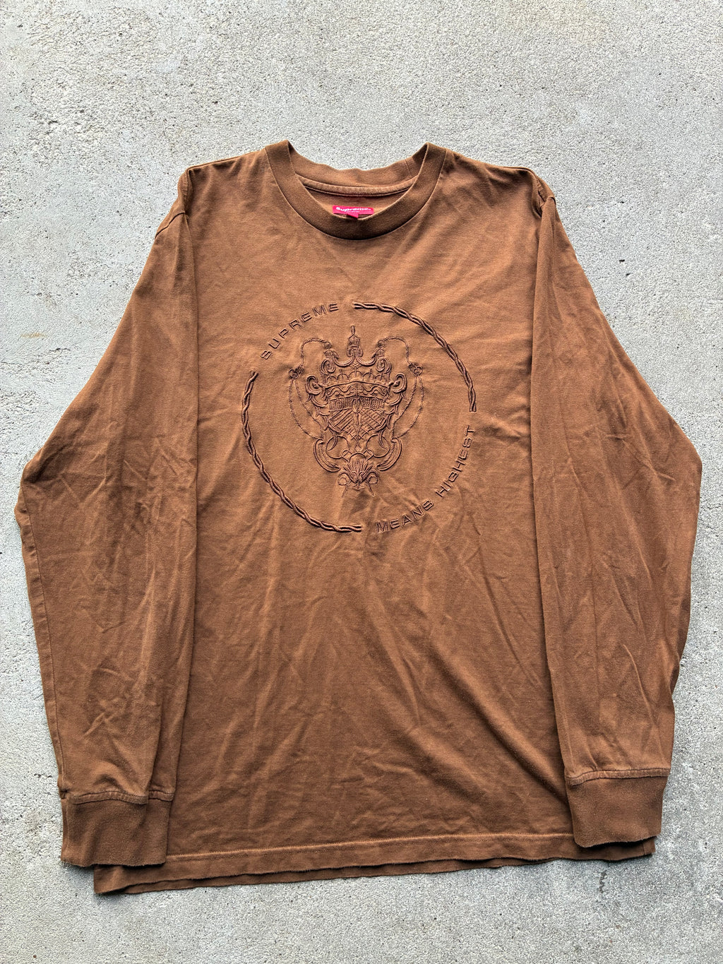 Supreme “LOGO” Long Sleeve (L)
