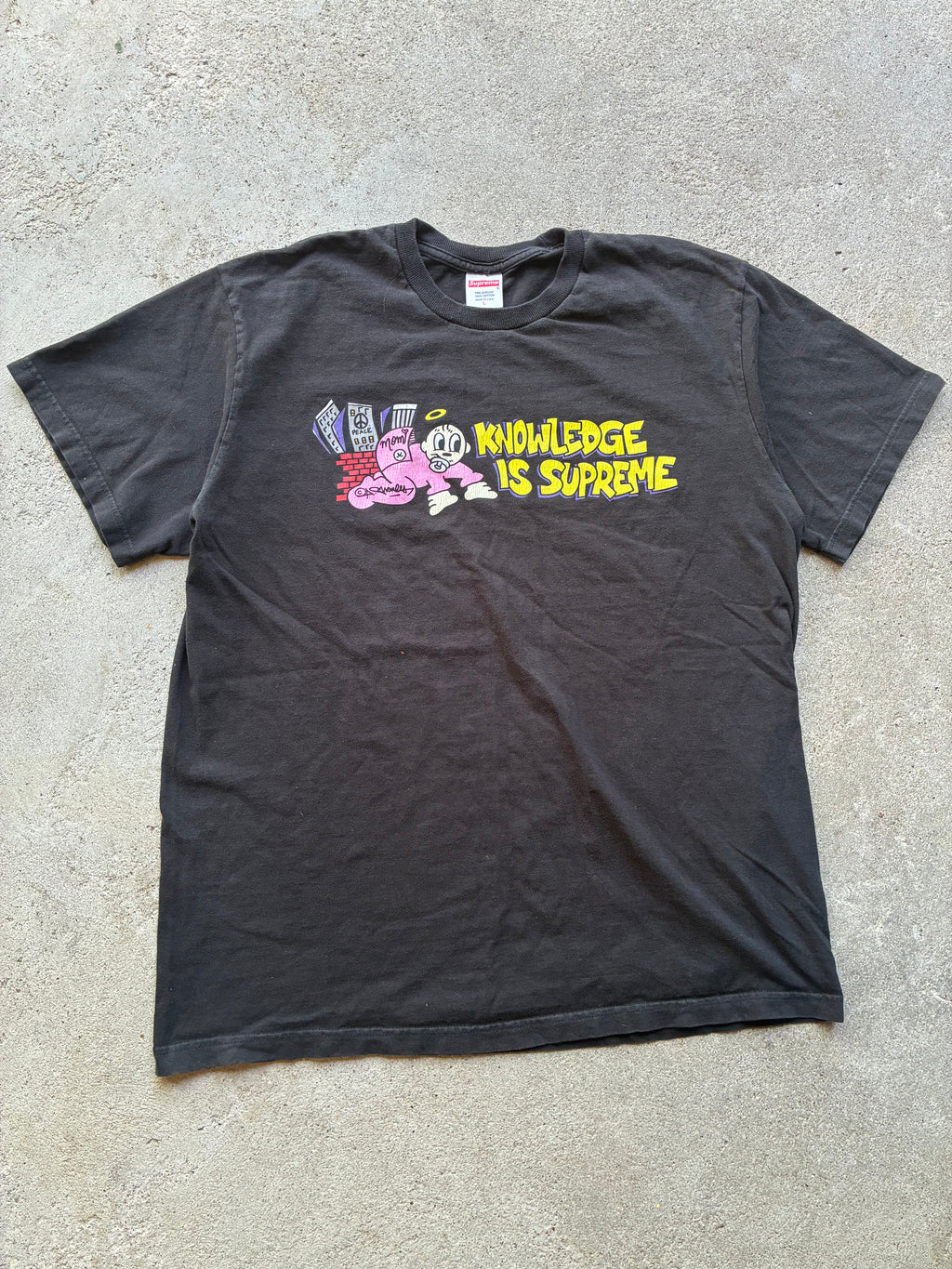 Supreme “KNOWLEDGE IS SUPREME” Tee (L)