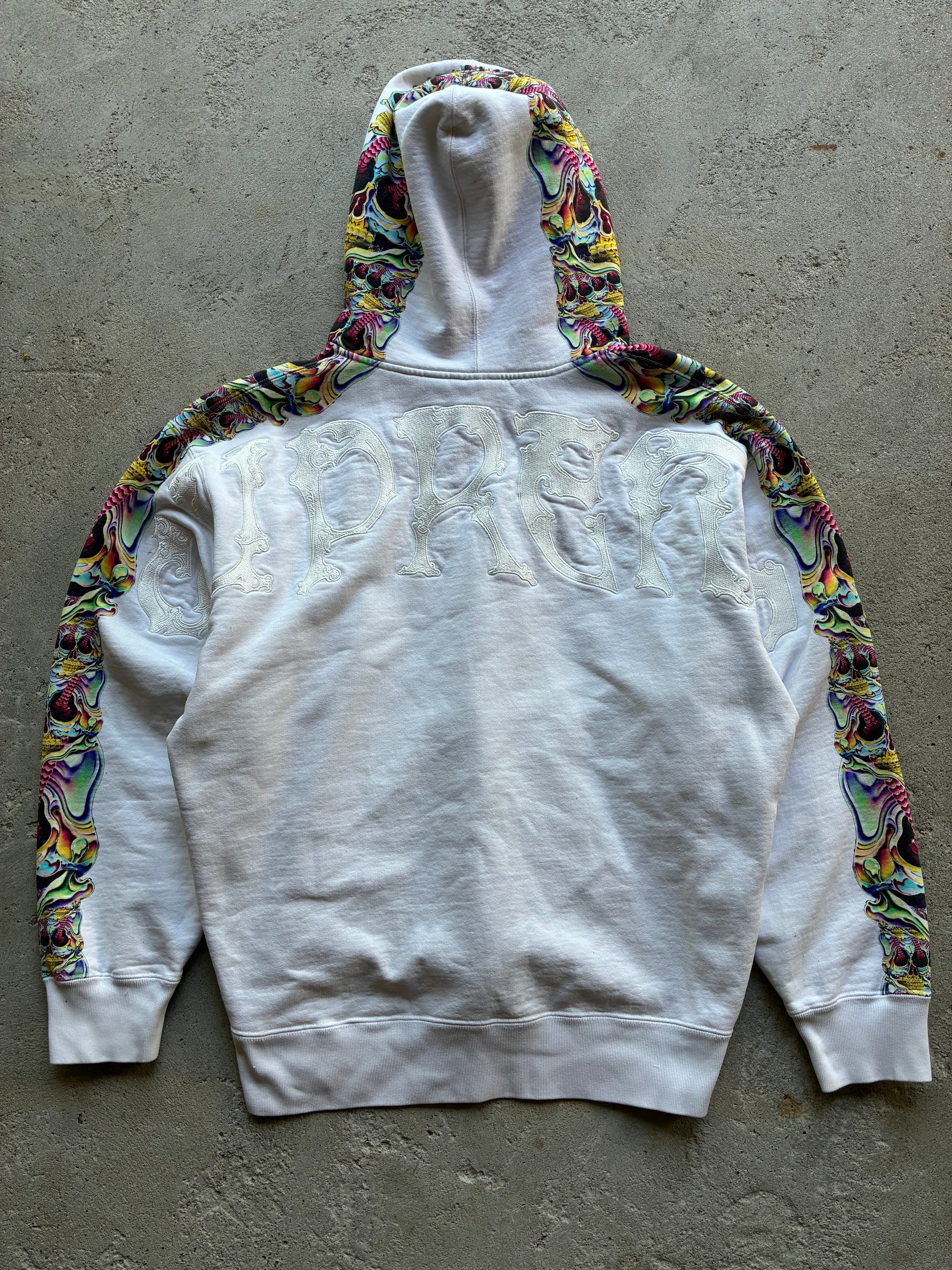 Supreme “SKULLS” Zip Up Hoodie (L)