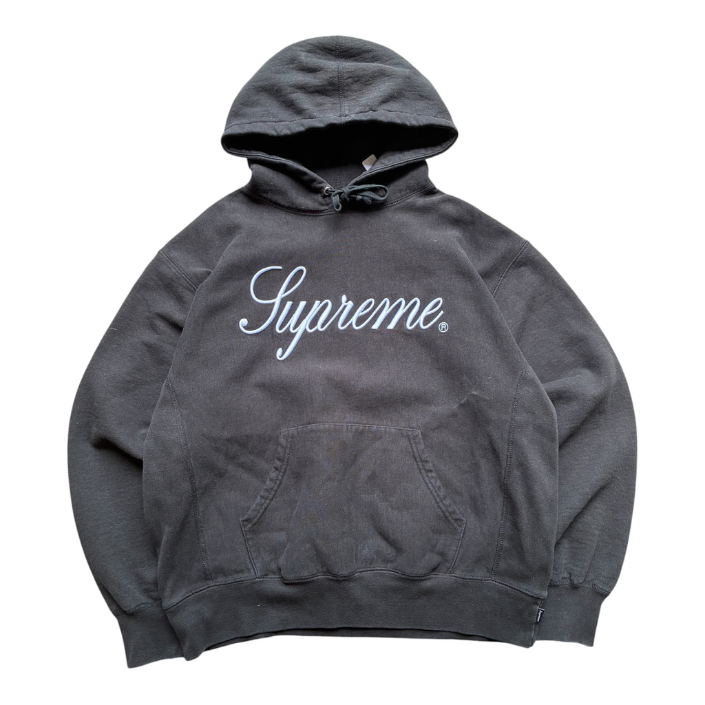 Supreme “EMBROIDERED SCRIPT” Hoodie (S)