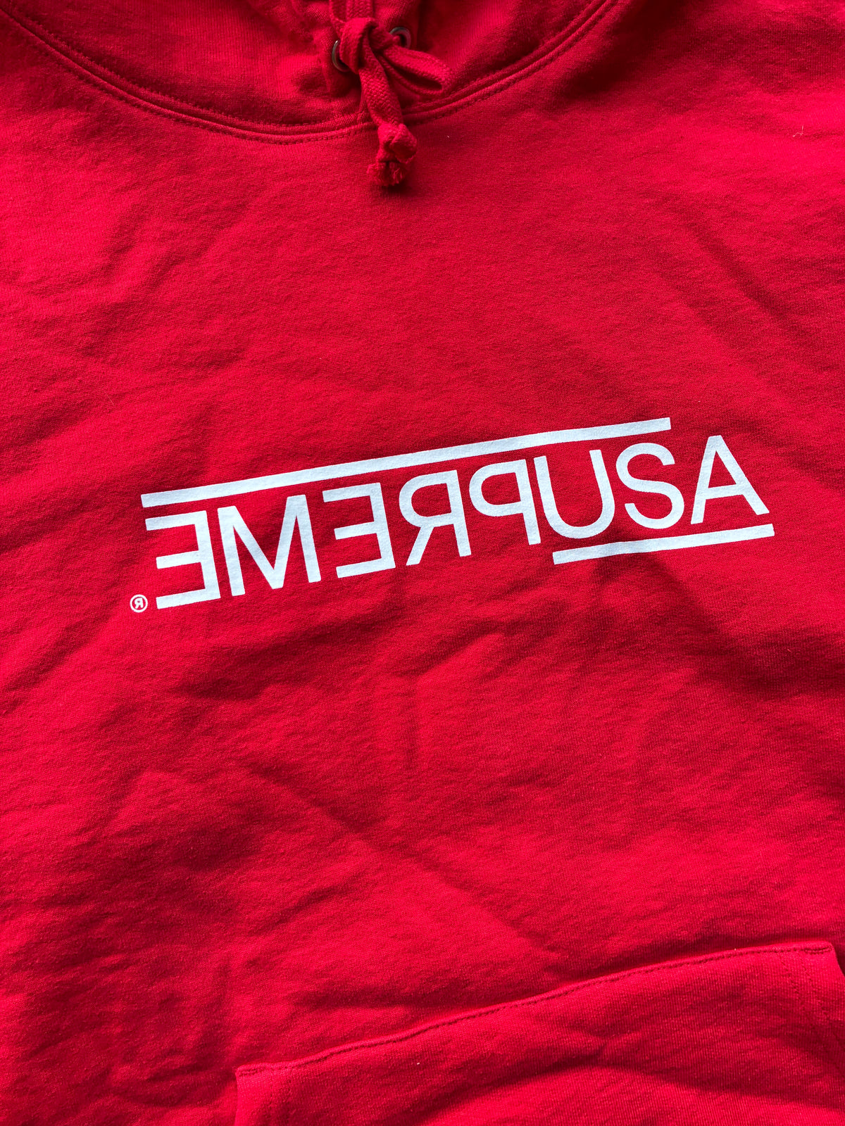 Supreme “USA” Hooded Hoodie (Large)
