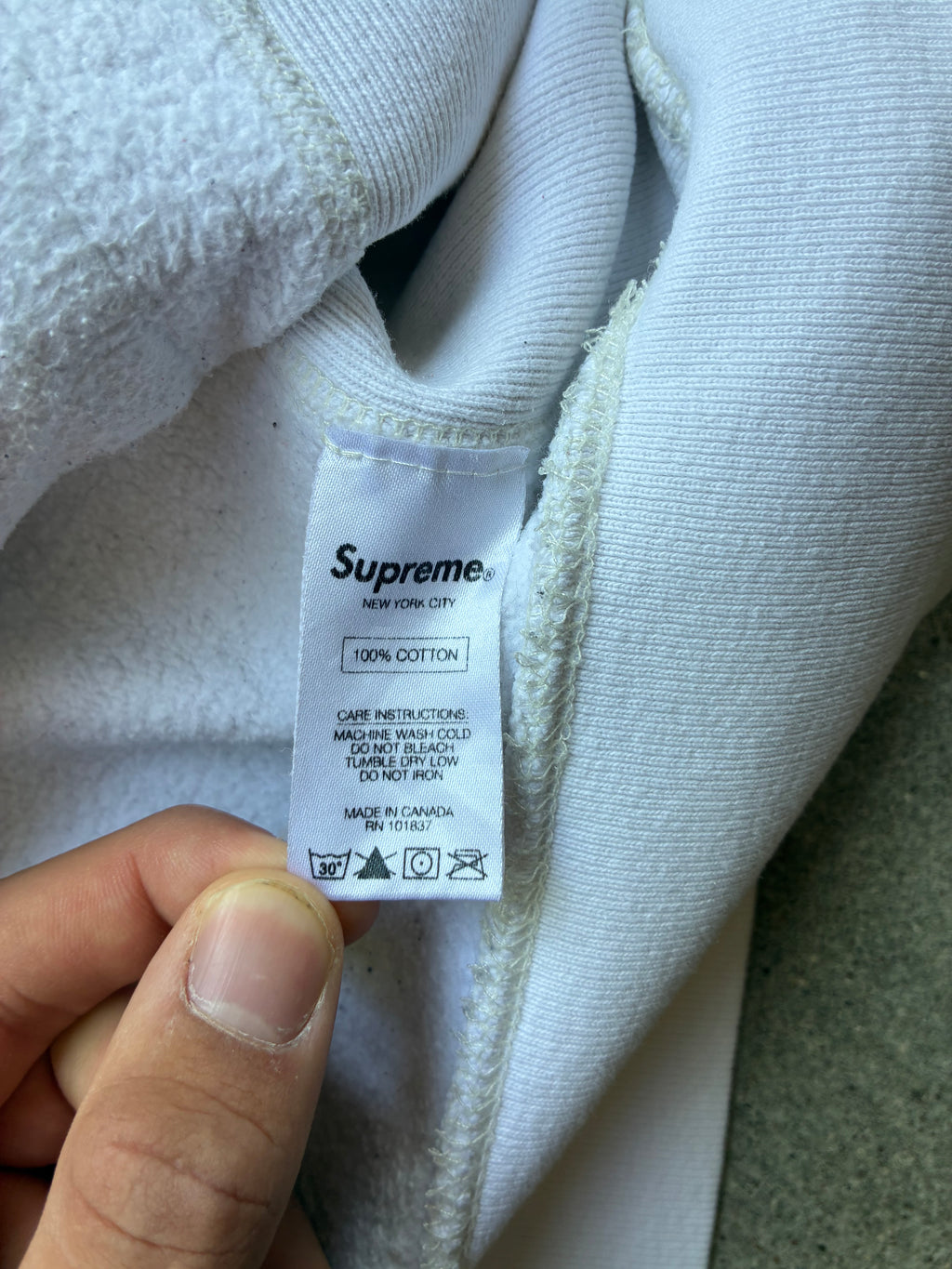 Supreme “THEY F*CK YOU UP” Hoodie (L)