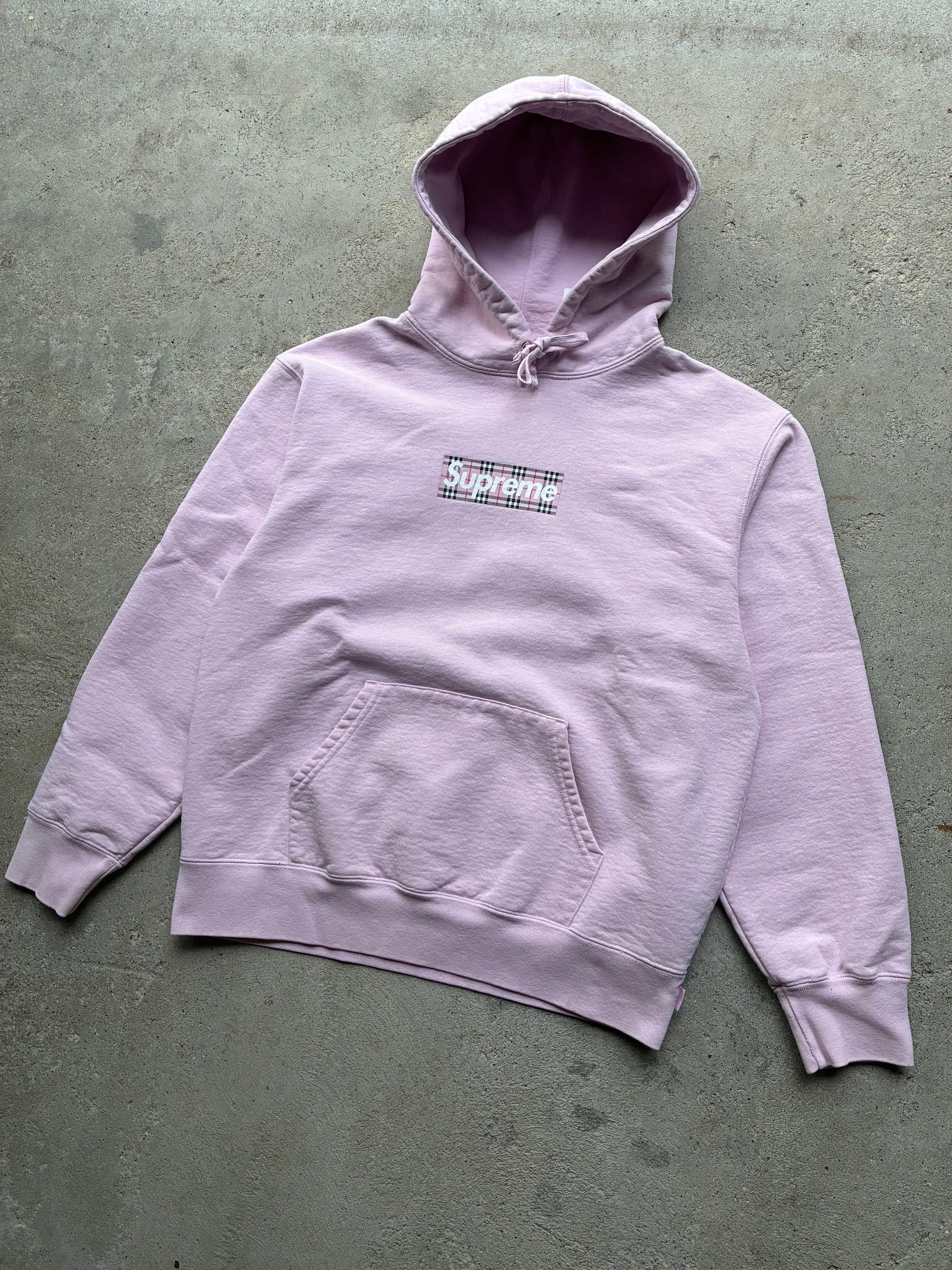 Supreme x Burberry “PINK” hoodie (S)