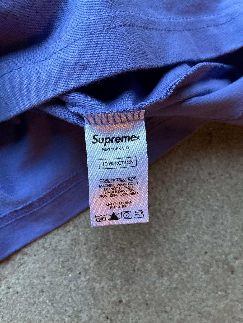 Supreme “TRADEMARK LOGo”  long sleeve (XL)