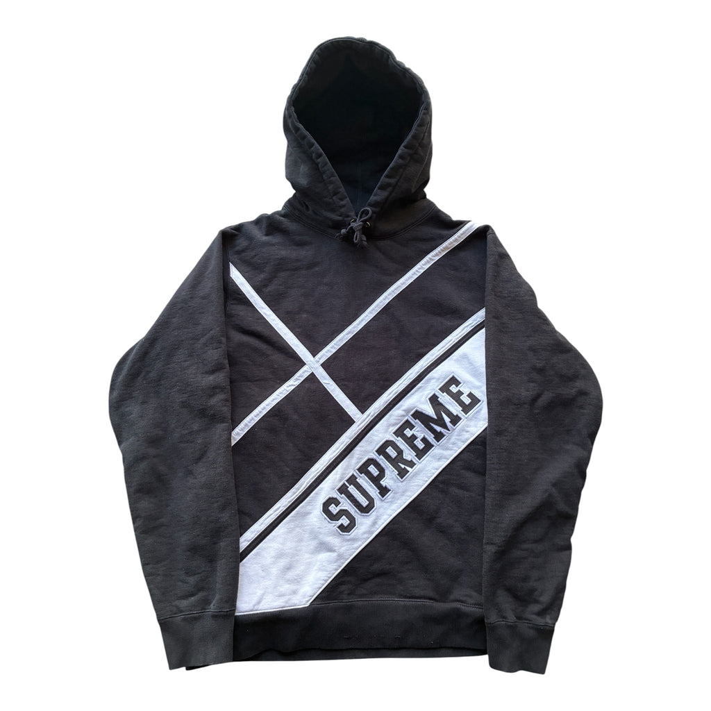 Supreme “DIAGIONAL LOGO” Hooded Hoodie (L)