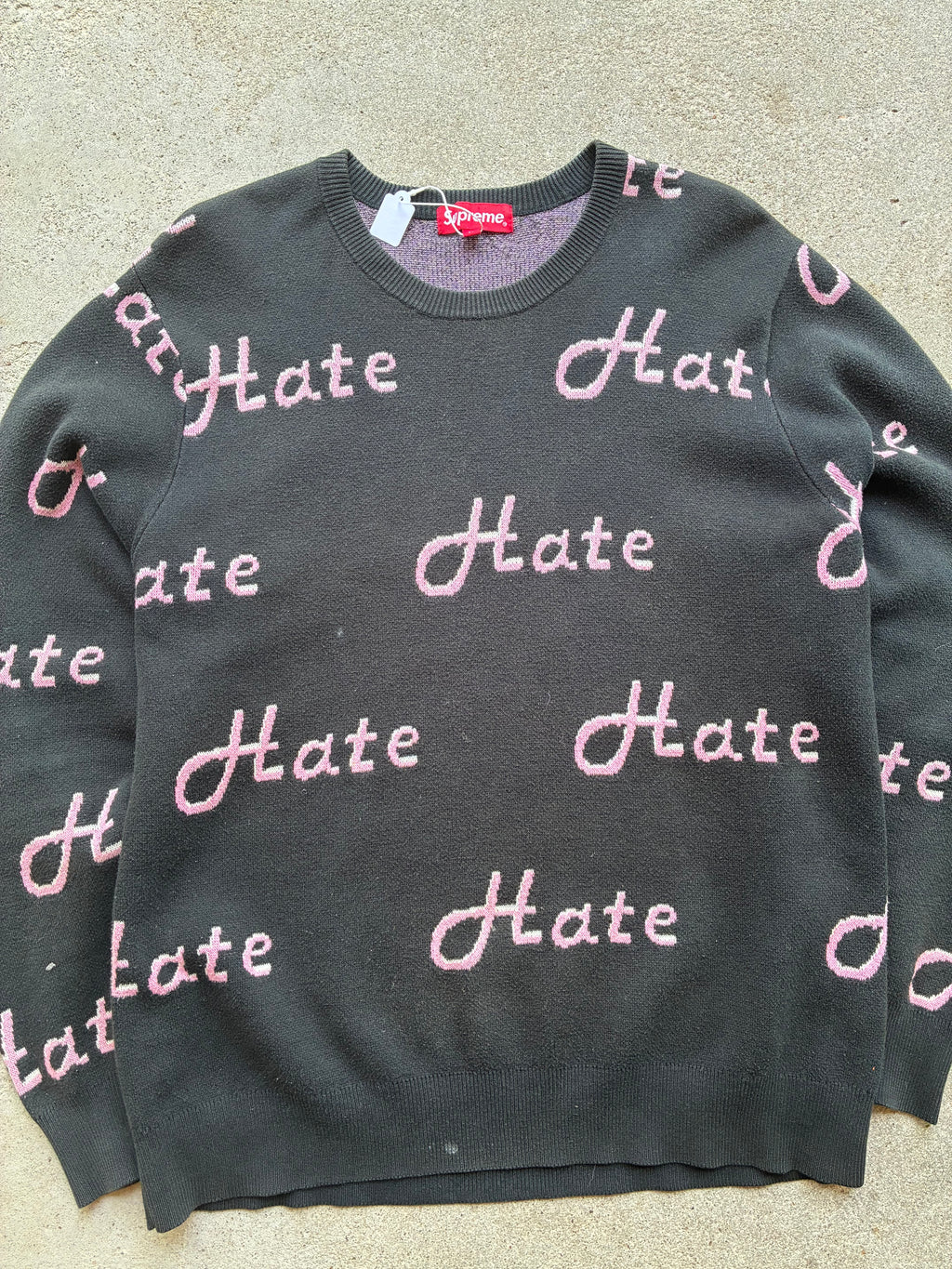 Supreme “HATE” Sweater (M)