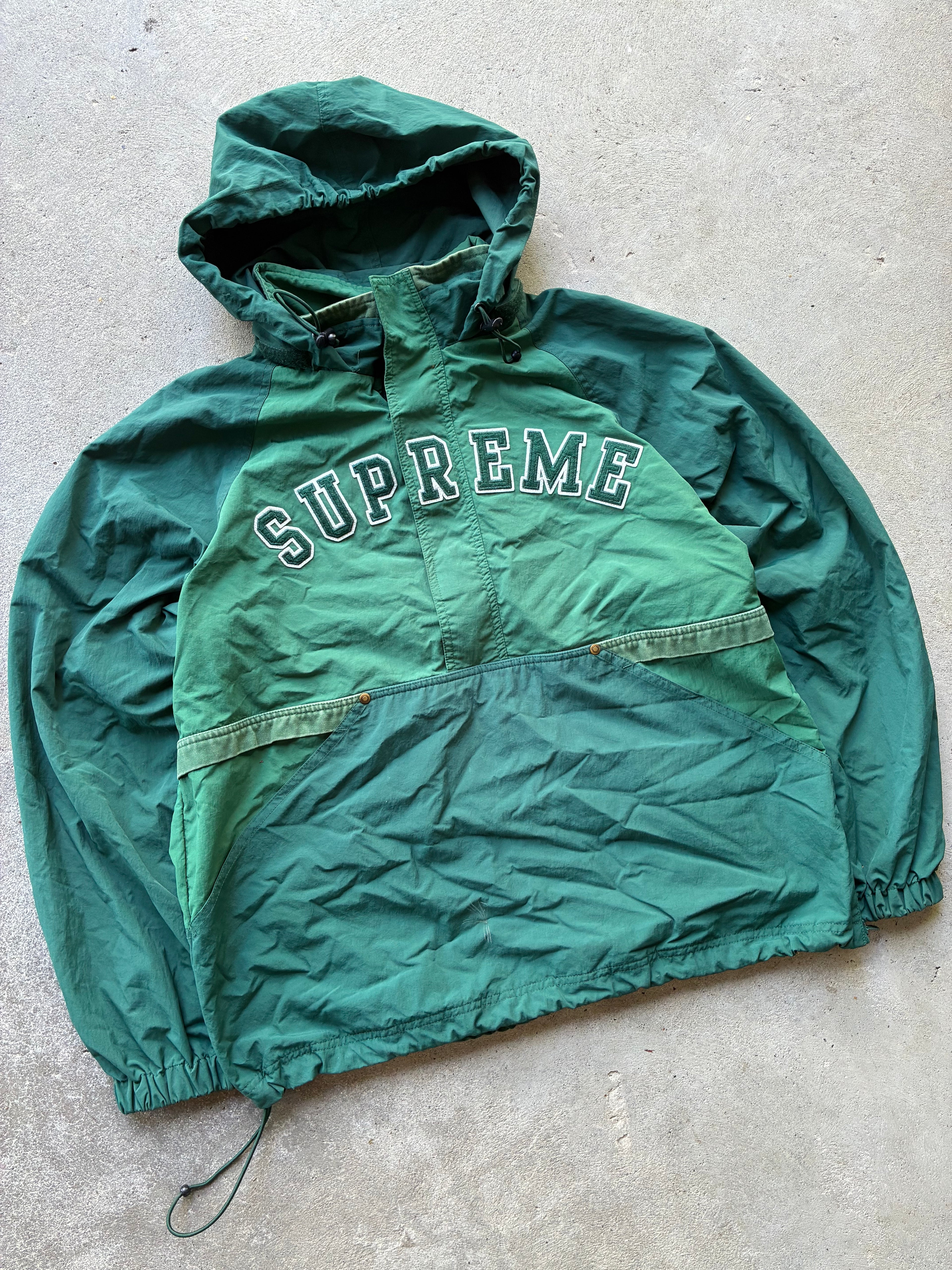 Supreme “COURT HALF ZIP PULLOVER SS18” Jakke (M)