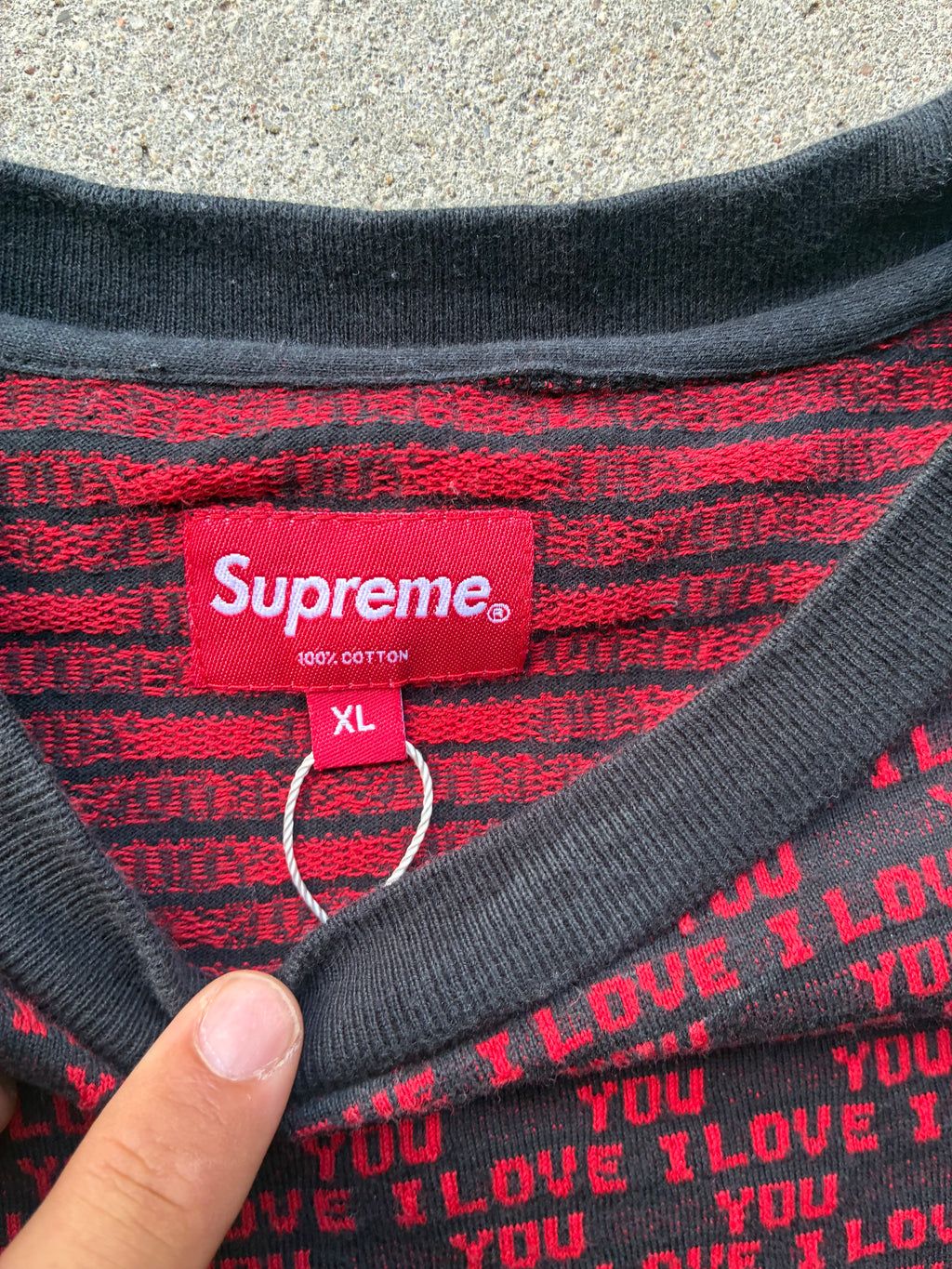 Supreme “I LOVE YOU” Long Sleeve (XL)