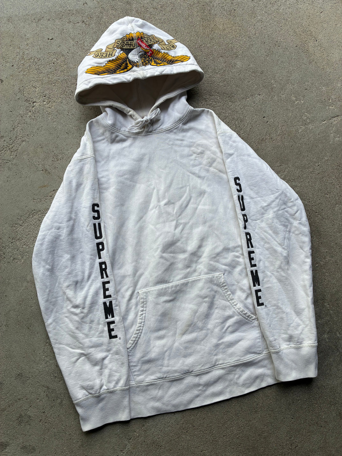 Supreme x Antihero “EAGLE” Hoodie (X-Large-Large)