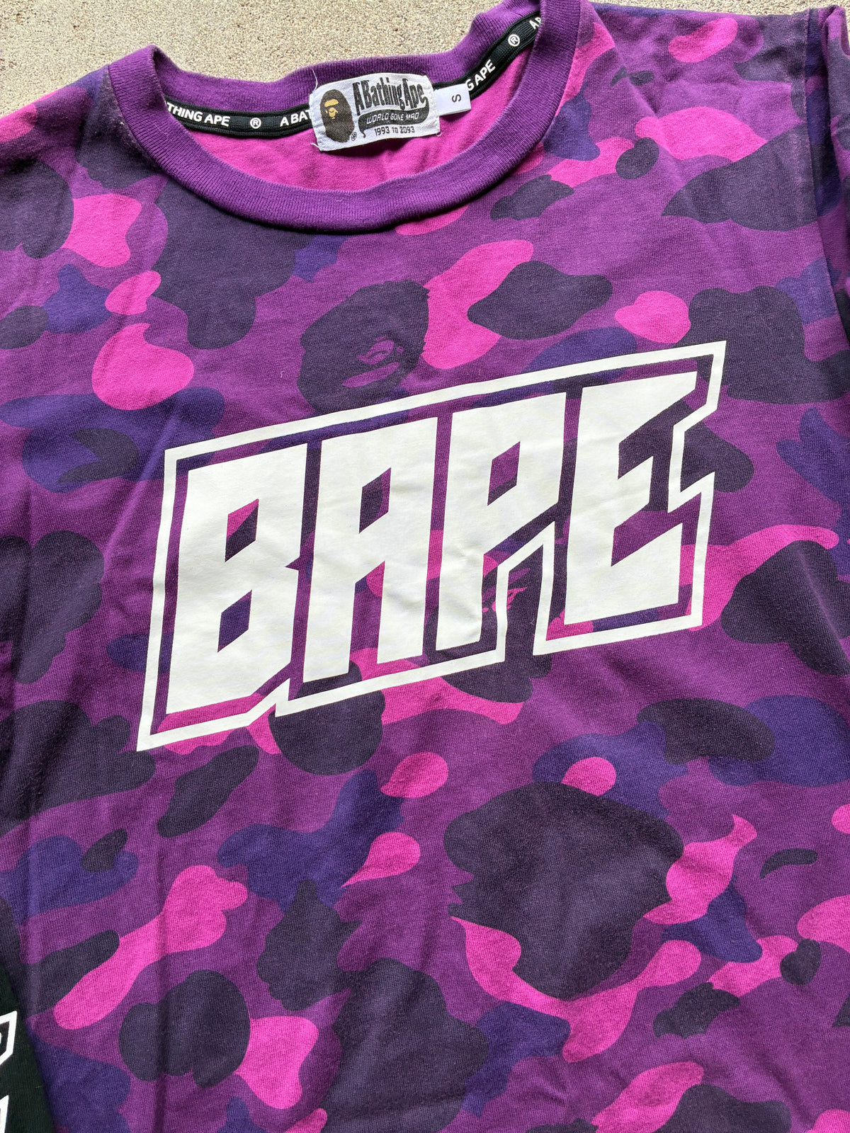 Bape “COLOR CAMO LAYERED” Long Sleeve (S)