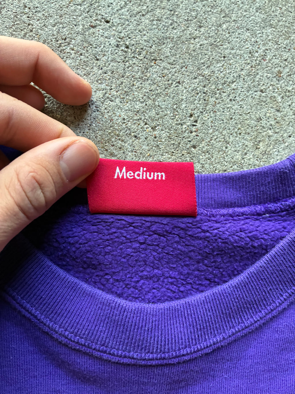 Supreme “PANELED” Crewneck (M)