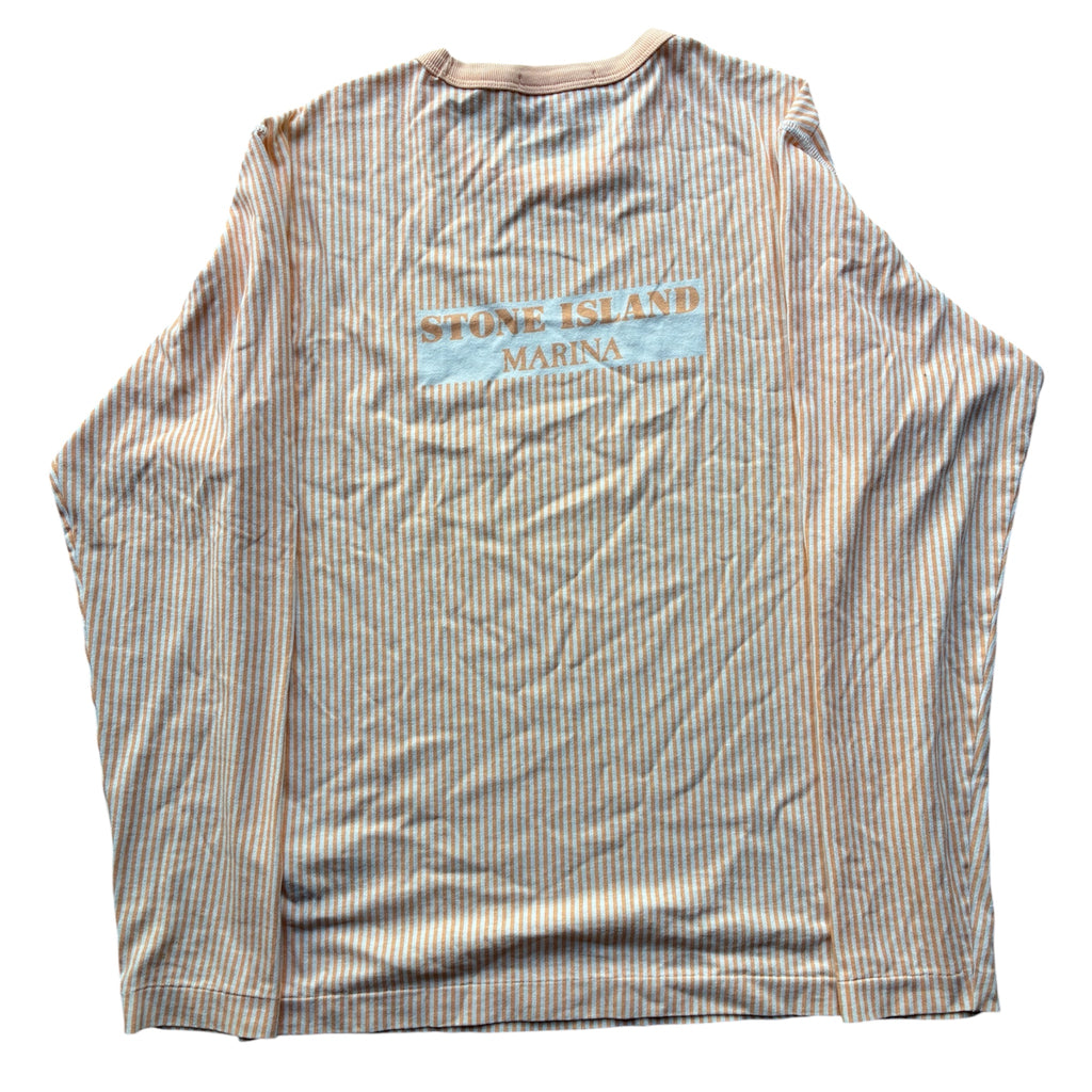 Peach Stone Island Marina Long Sleeve (L)