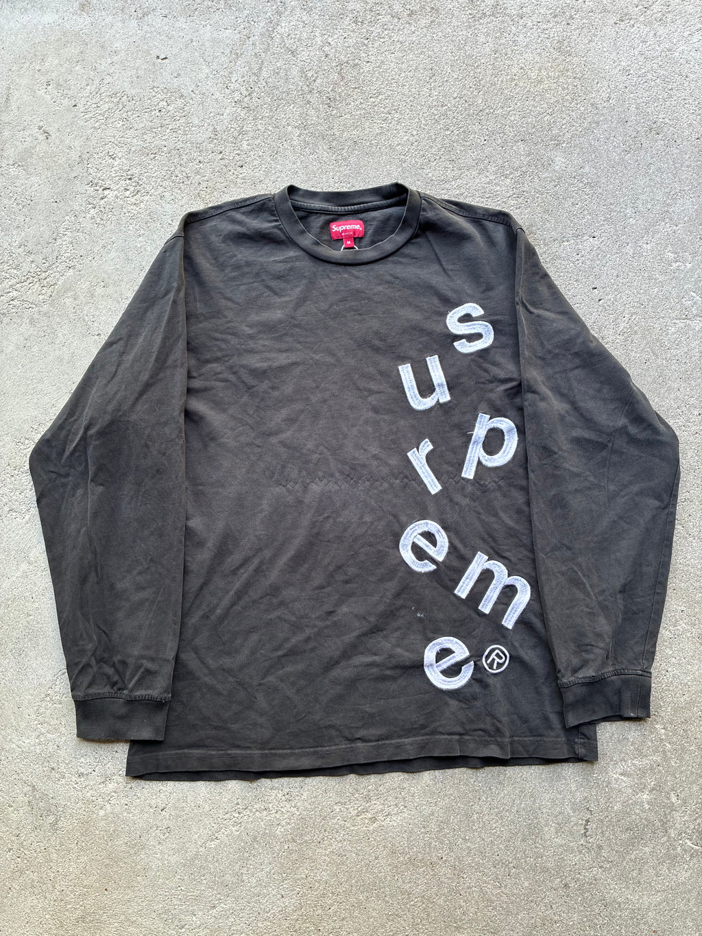 Supreme “SCATTER LOGO” Long Sleeve (M)