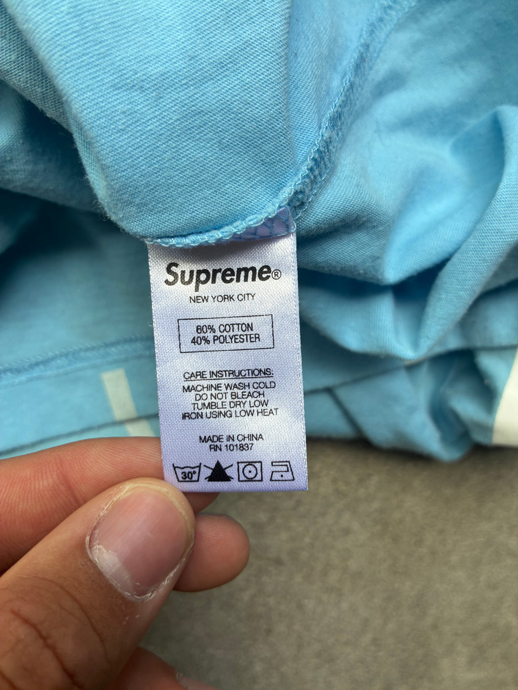 Supreme “PINSTRIPE” Jersey (L)