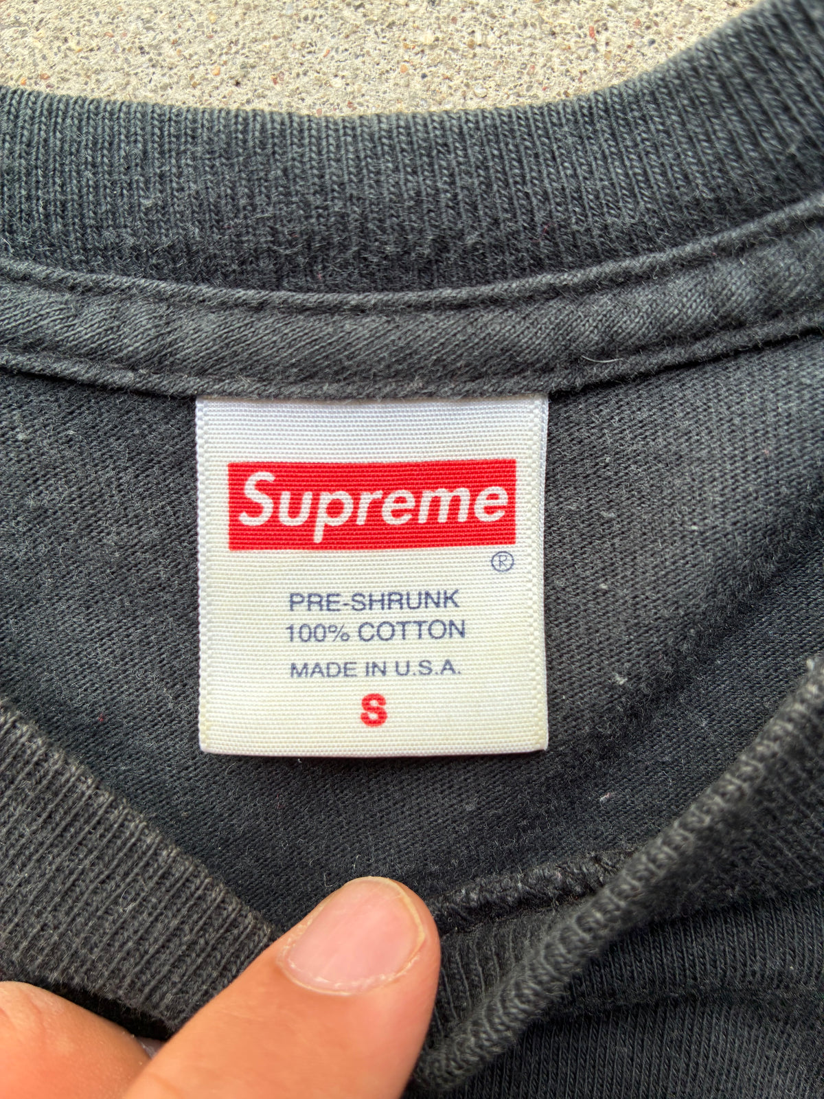 Supreme “LOGO” Long Sleeve (S)
