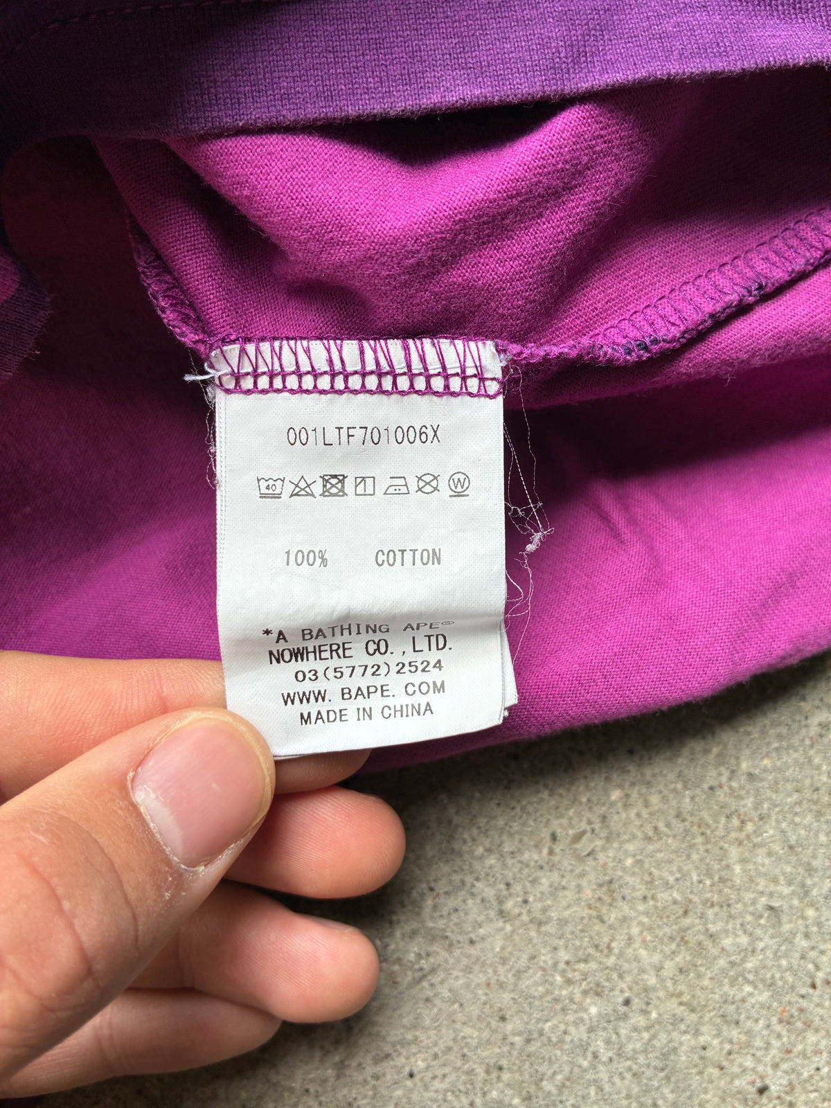 Bape “COLOR CAMO LAYERED” Long Sleeve (S)