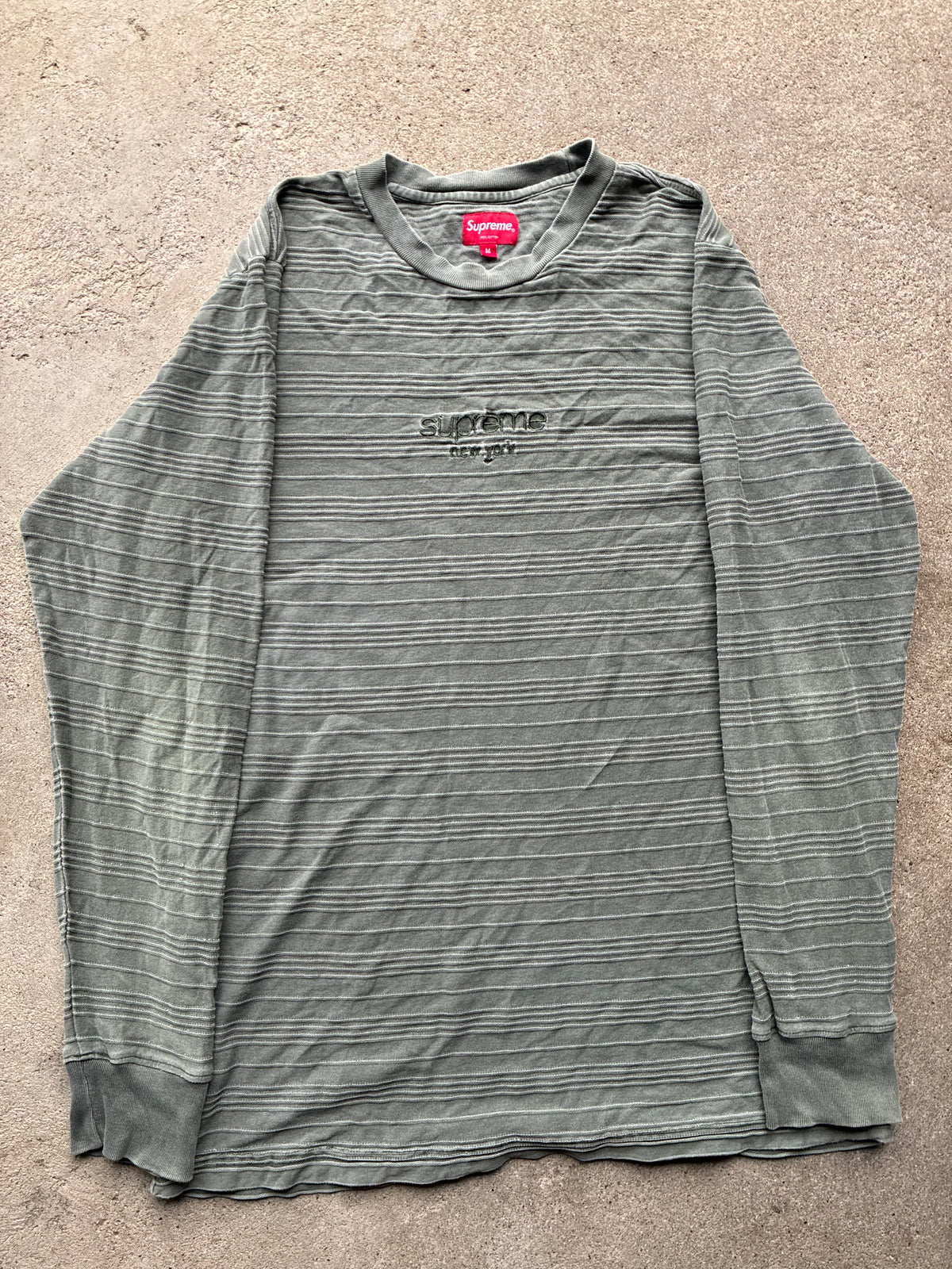Supreme “RIPPED NEW YORK” Long Sleeve (M)