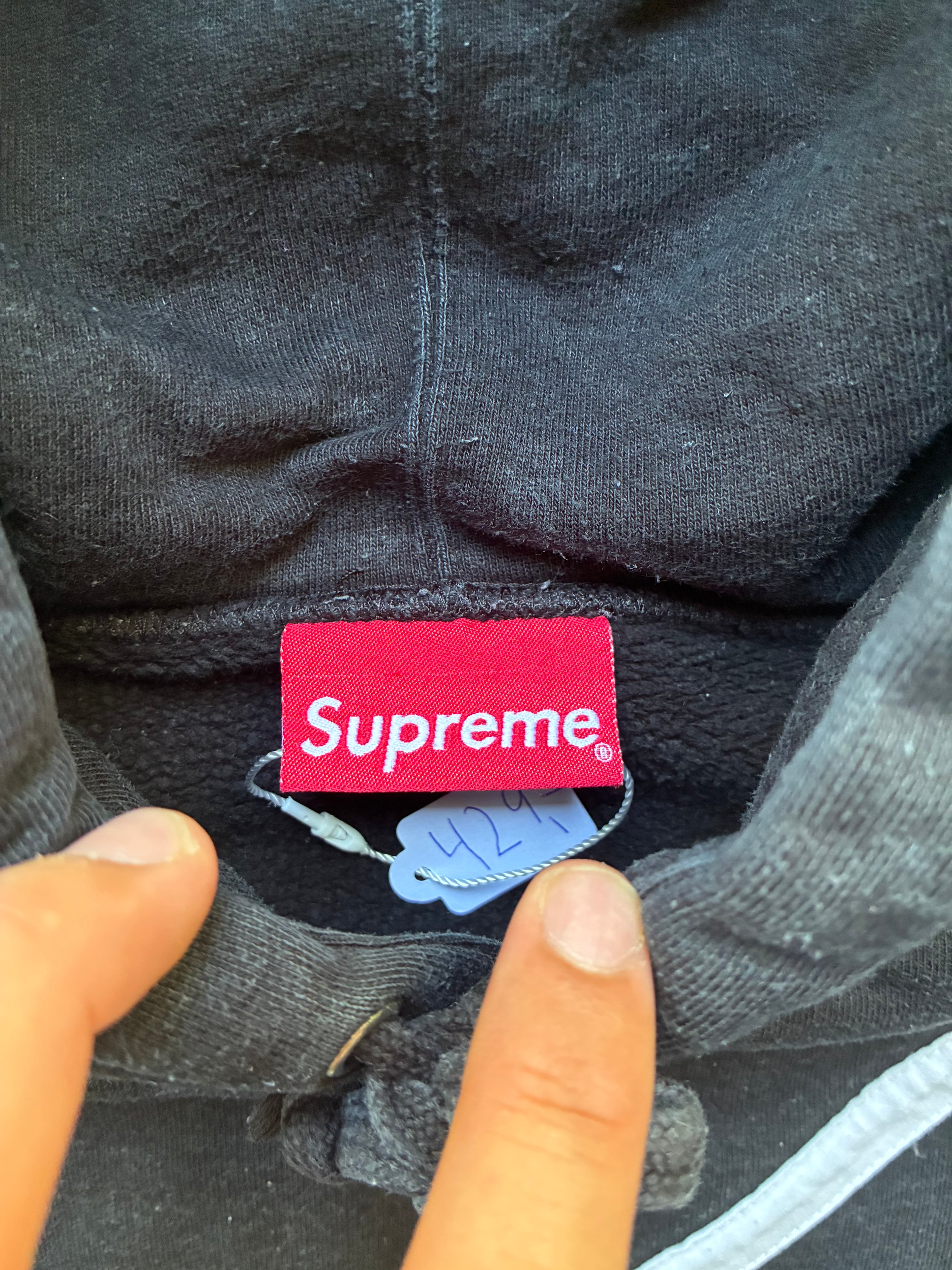 Supreme “DIAGIONAL LOGO” Hooded Hoodie (L)