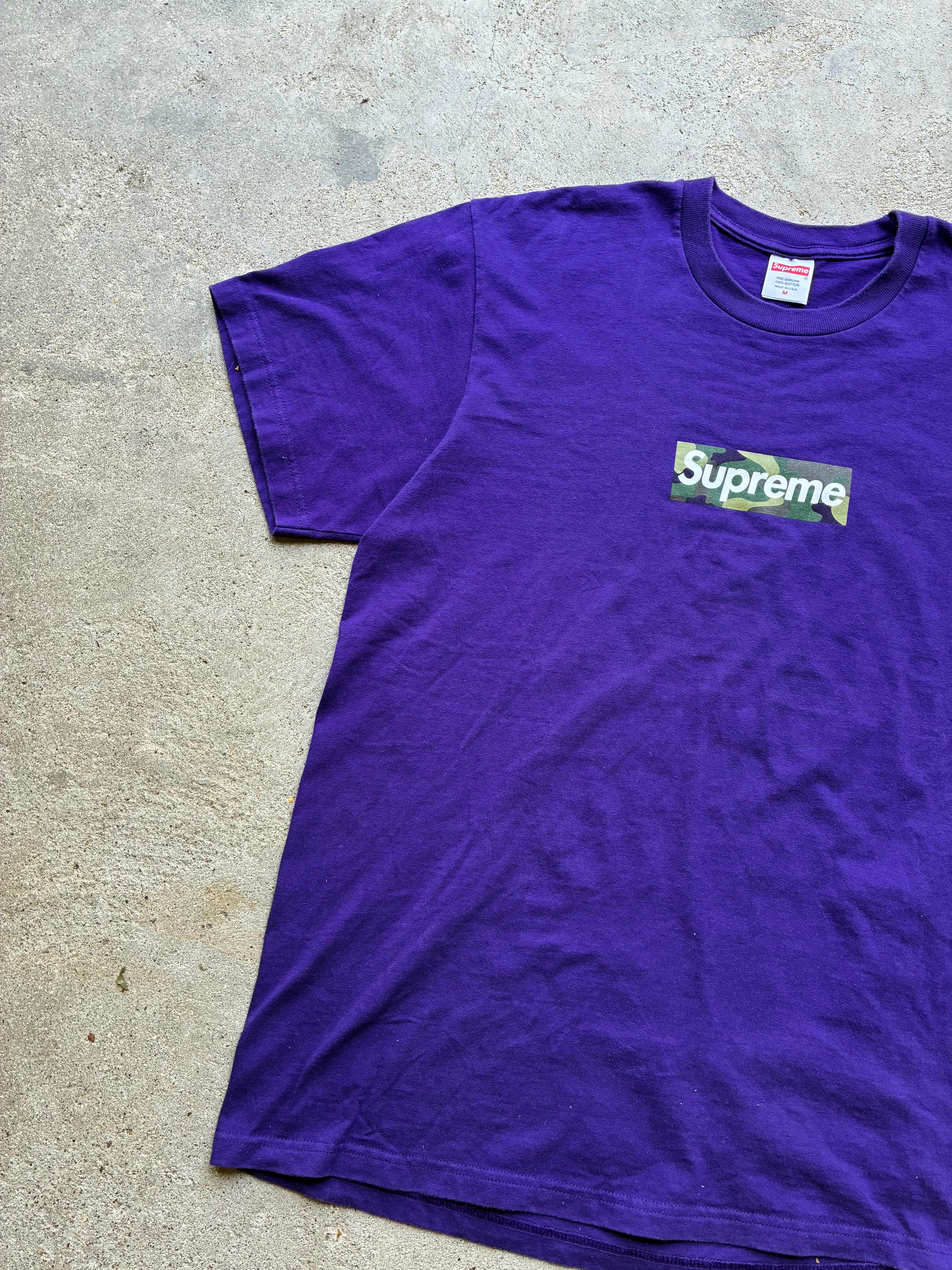 Supreme “CAMO FW23 PURPLE” Tee (M)
